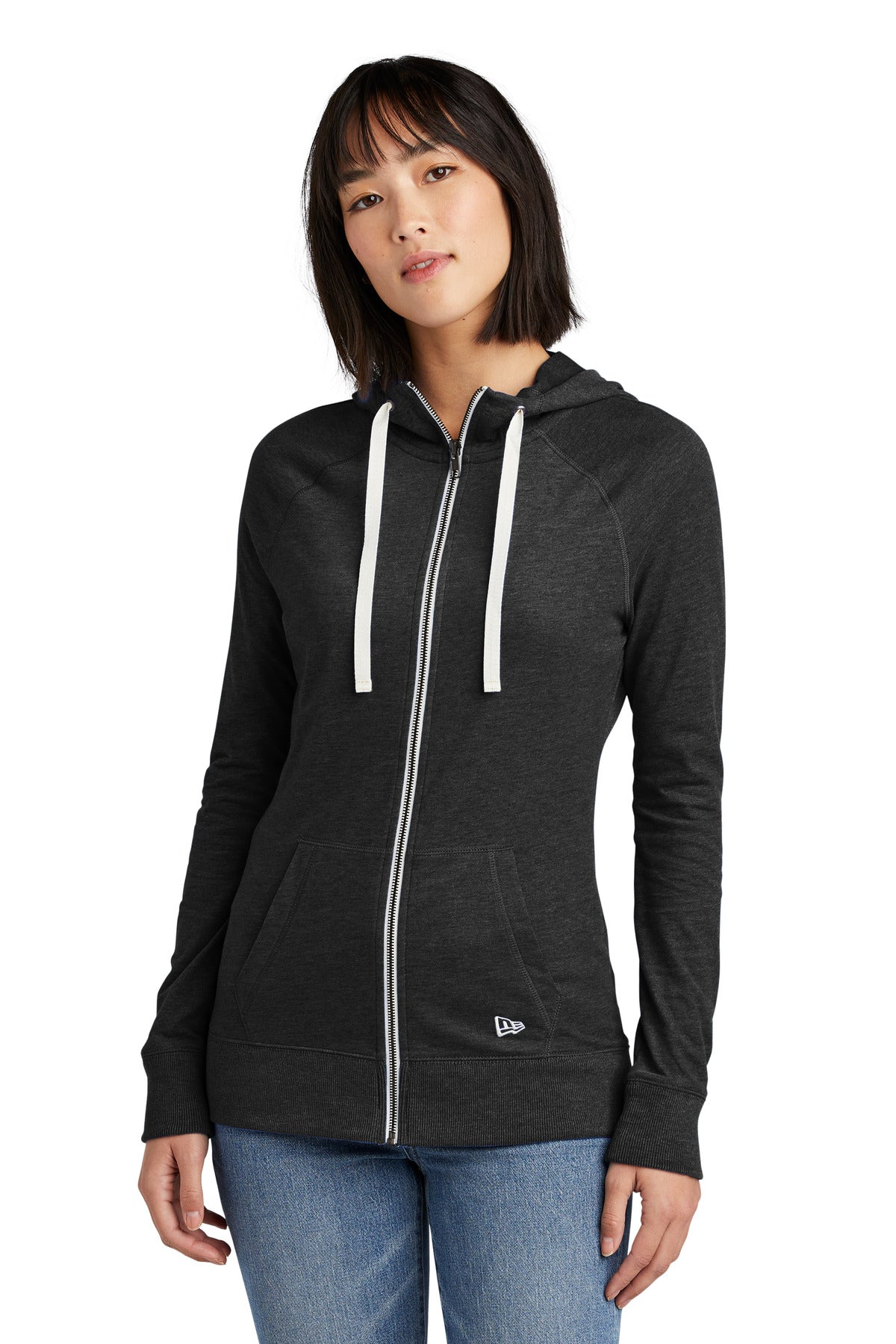 New Era Women's Lightweight Cotton Full Zip Hoodie New Era