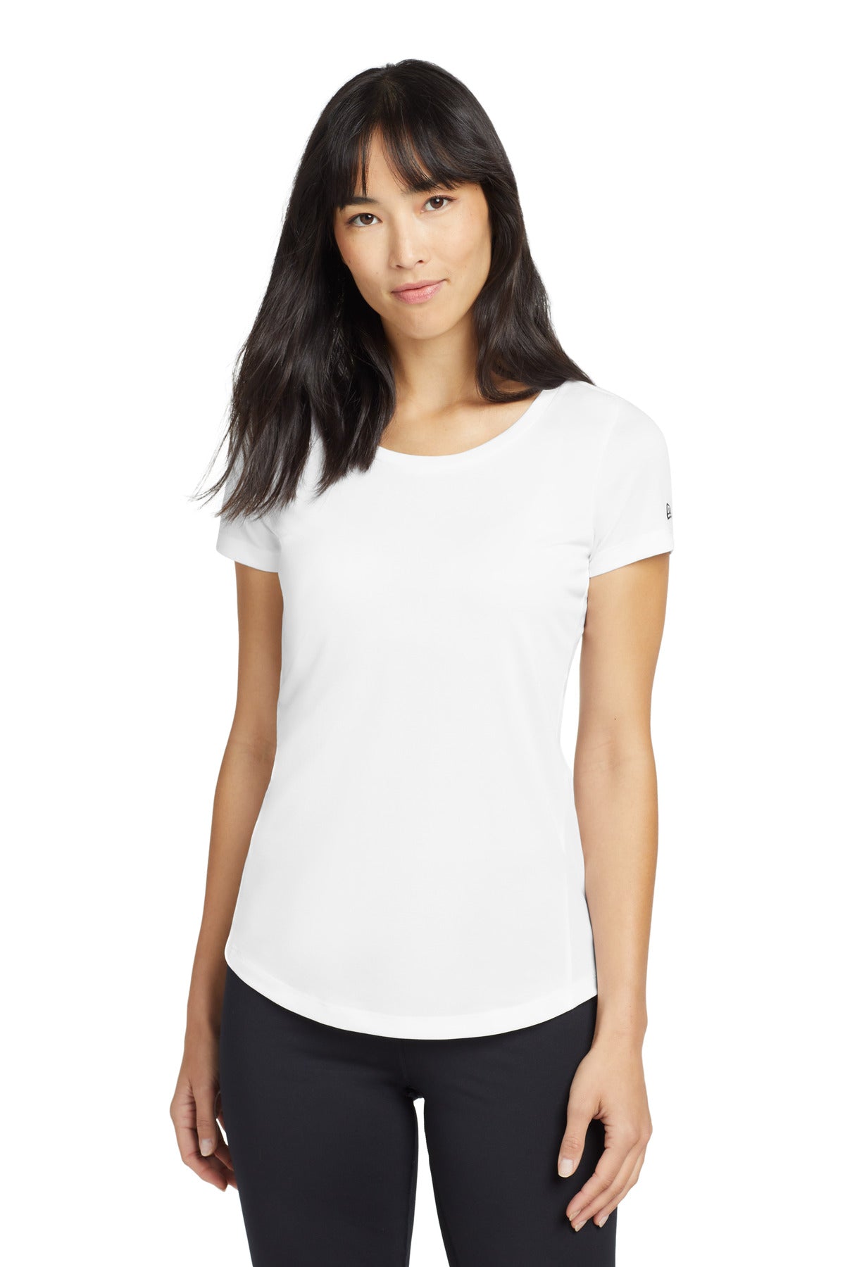 With sport-inspired good looks this tee beats moisture with - White Solid