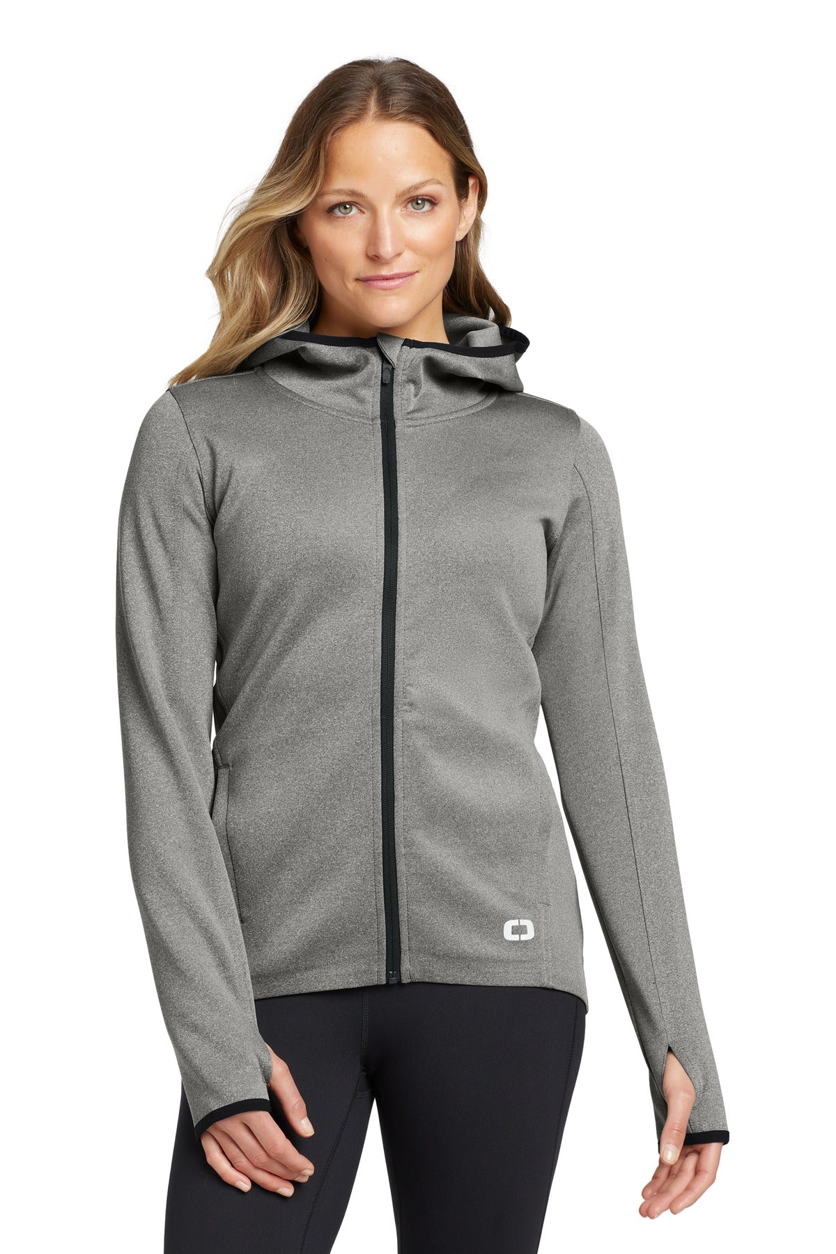 STAY-COOL WICKINGSTRETCHREFLECTIVE DETAILS8.6-ounce 95/5 pol - Heather Grey