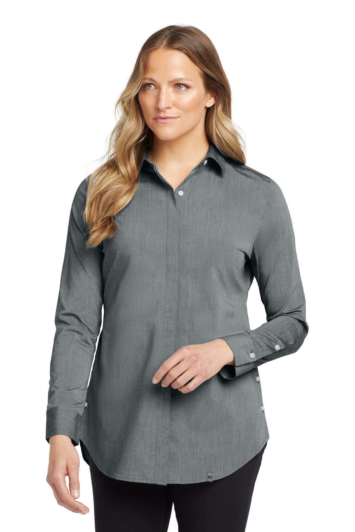 The go-to shirt for her designed for mobility and stretch wi - Gear Grey Heather