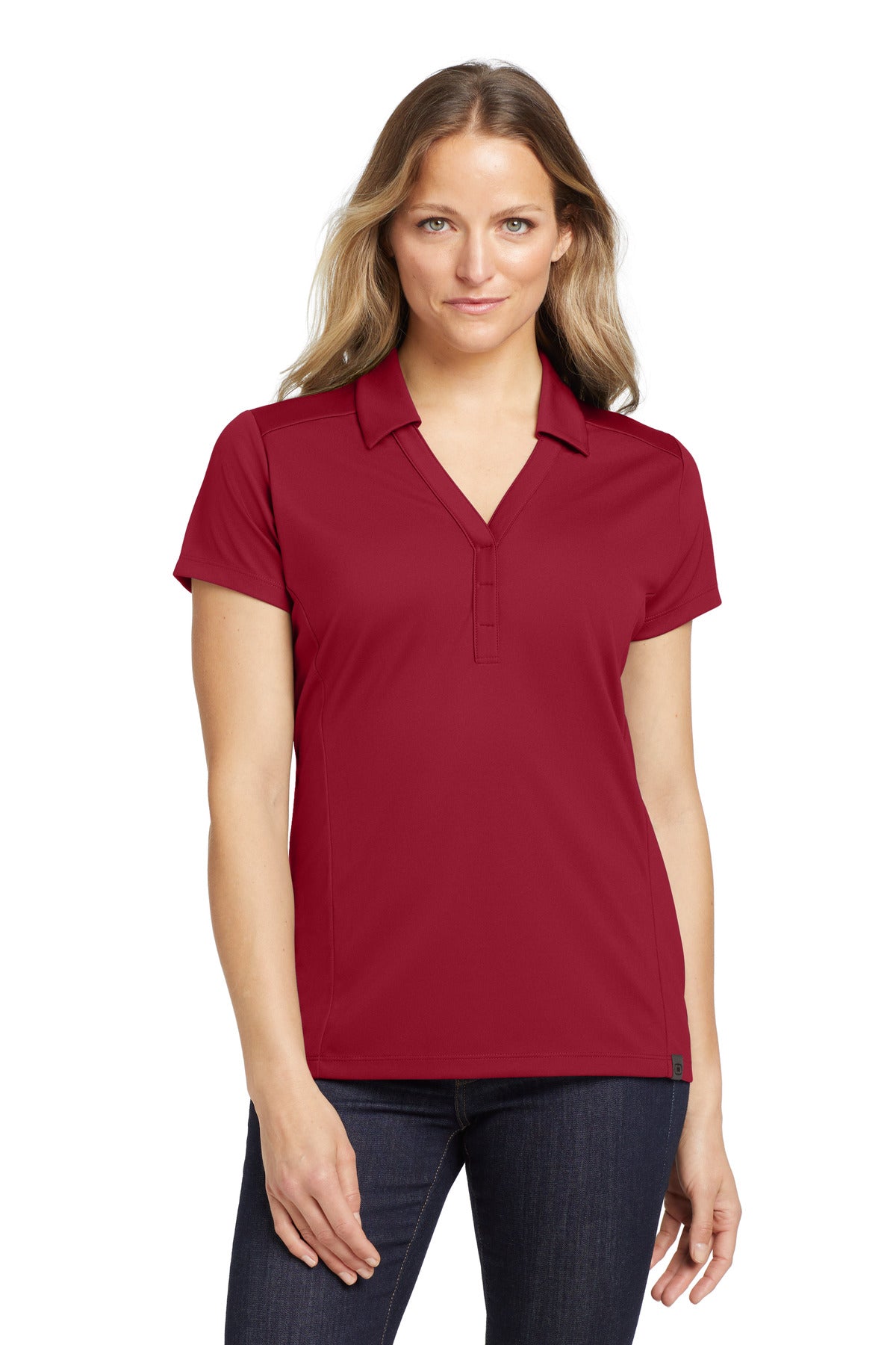 With tonal bartacks and seaming details this sophisticated h - Signal Red