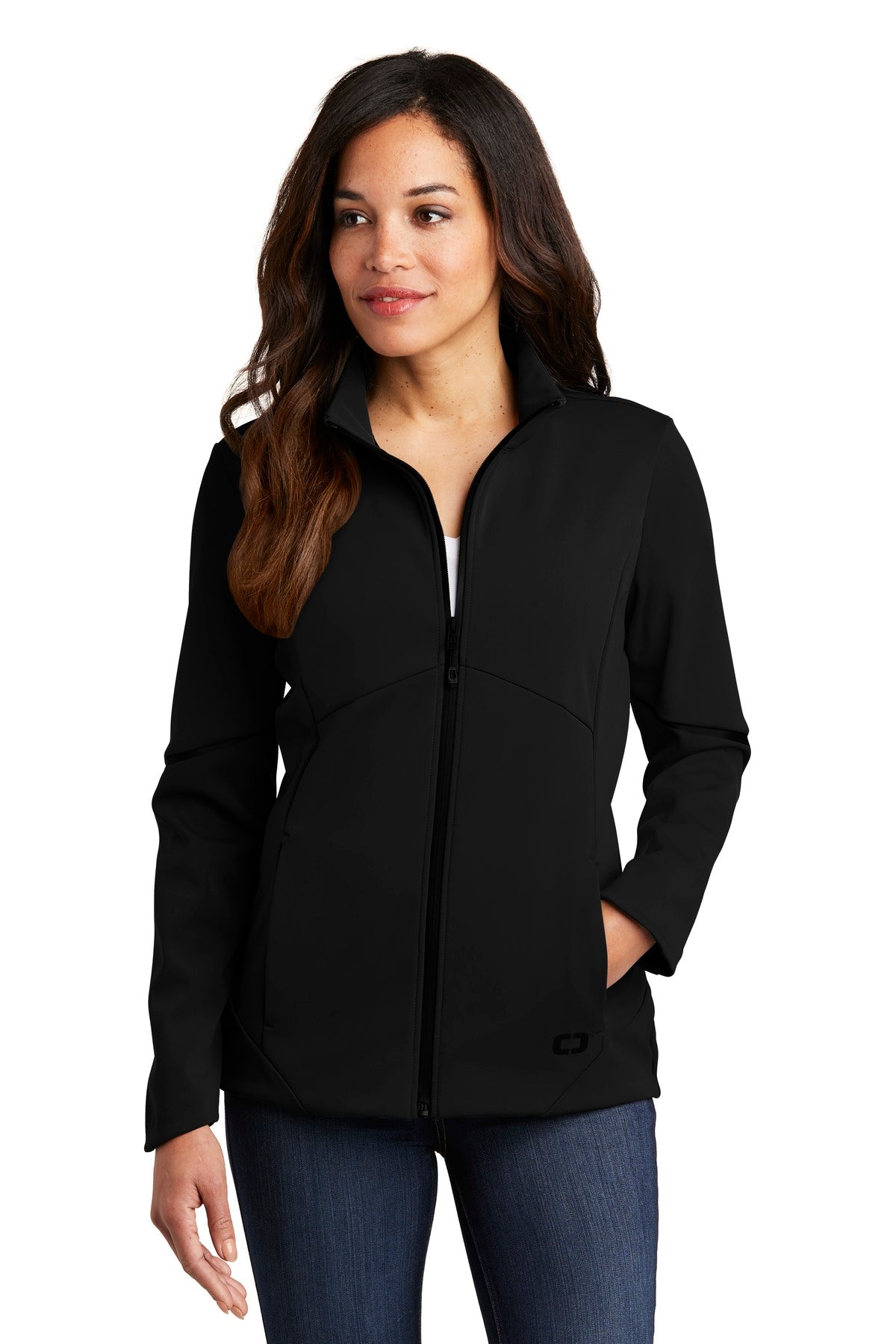 Sophistication meets great weather protection in this sleek - Blacktop