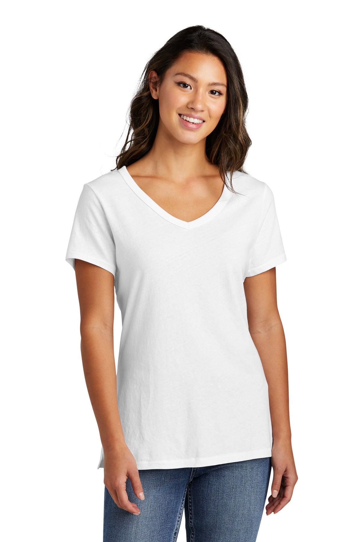 This tee is garment-dyed and incredibly soft with a worn-in - White