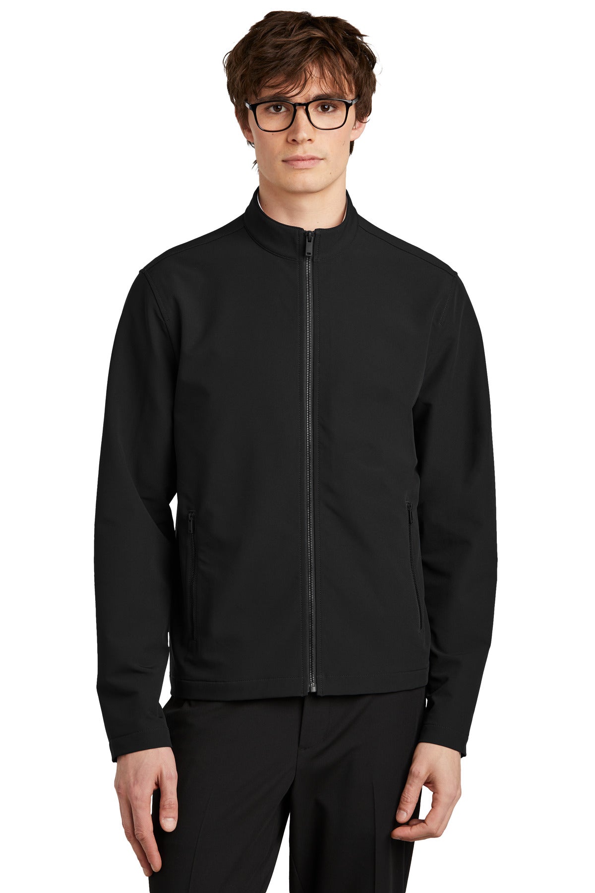 Made from a sophisticated and supple double-weave fabric thi - Deep Black