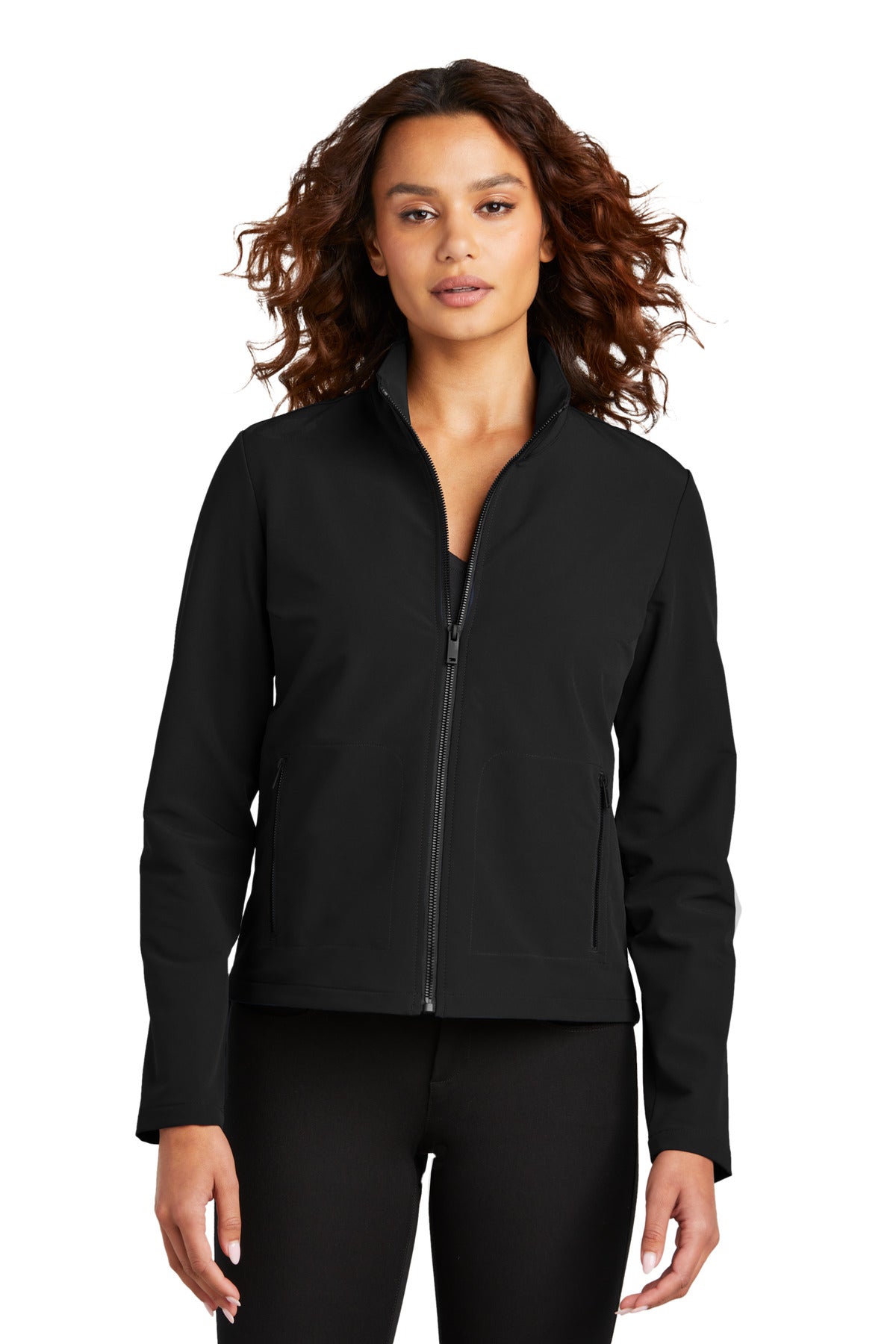 Made from a sophisticated and supple double-weave fabric thi - Deep Black