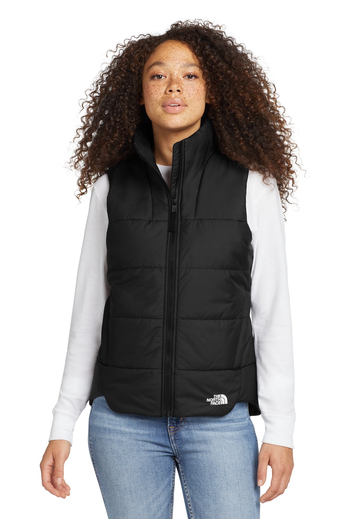 Classic baffles and colorblocking make this flexible chill-f - TNF Black