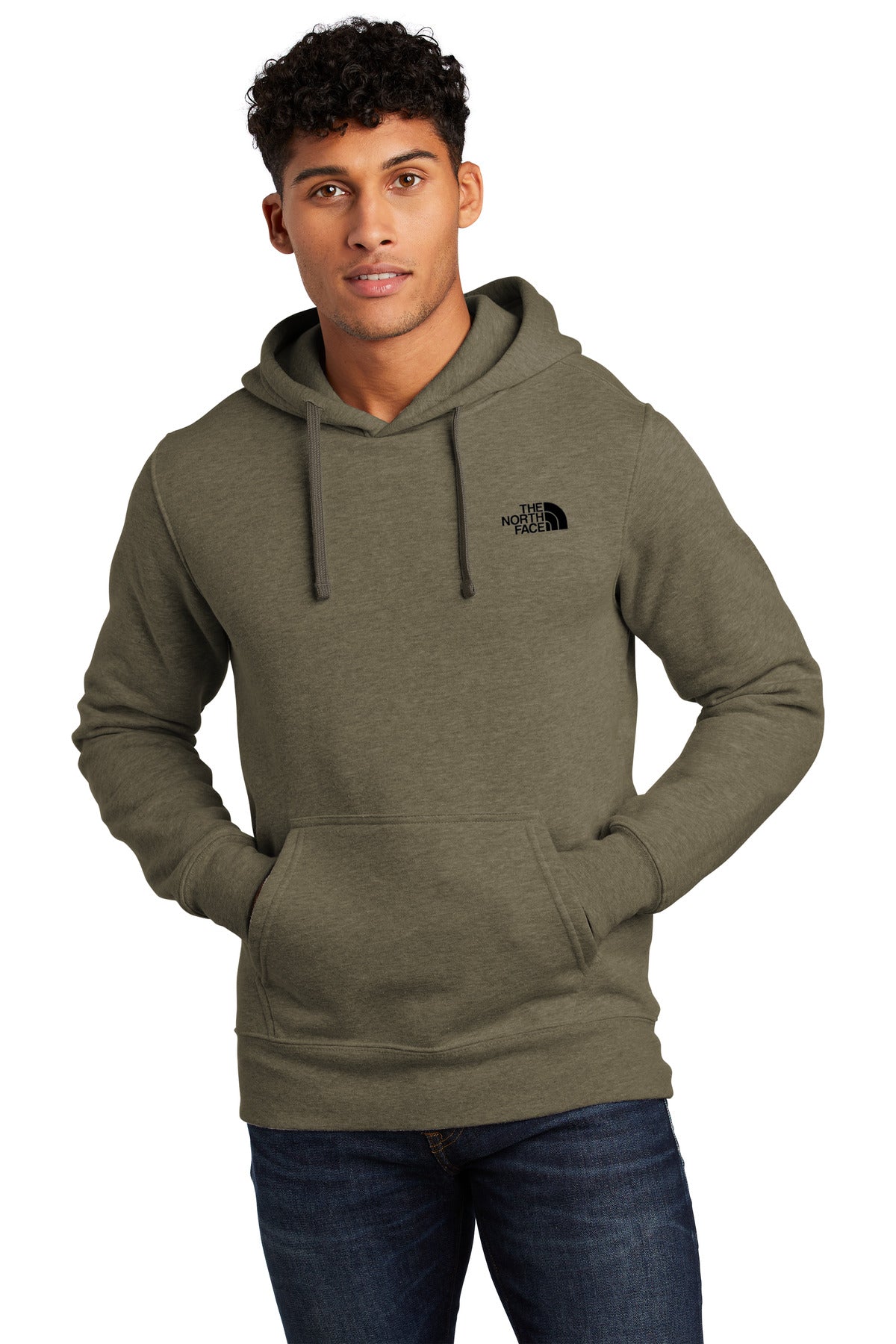 Soft and breathable this cotton-blend pullover will keep you - New Taupe Green Heather