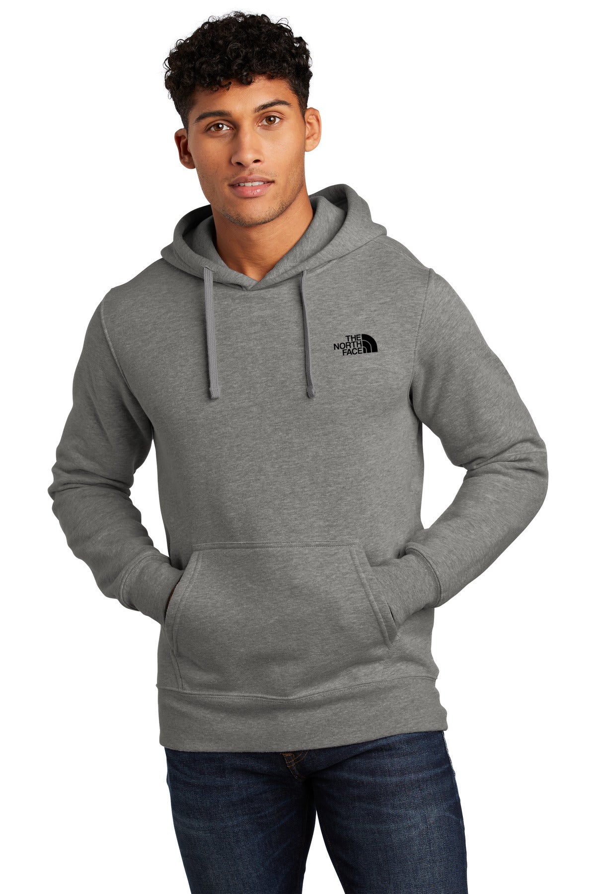 Soft and breathable this cotton-blend pullover will keep you - TNF Medium Grey Heather