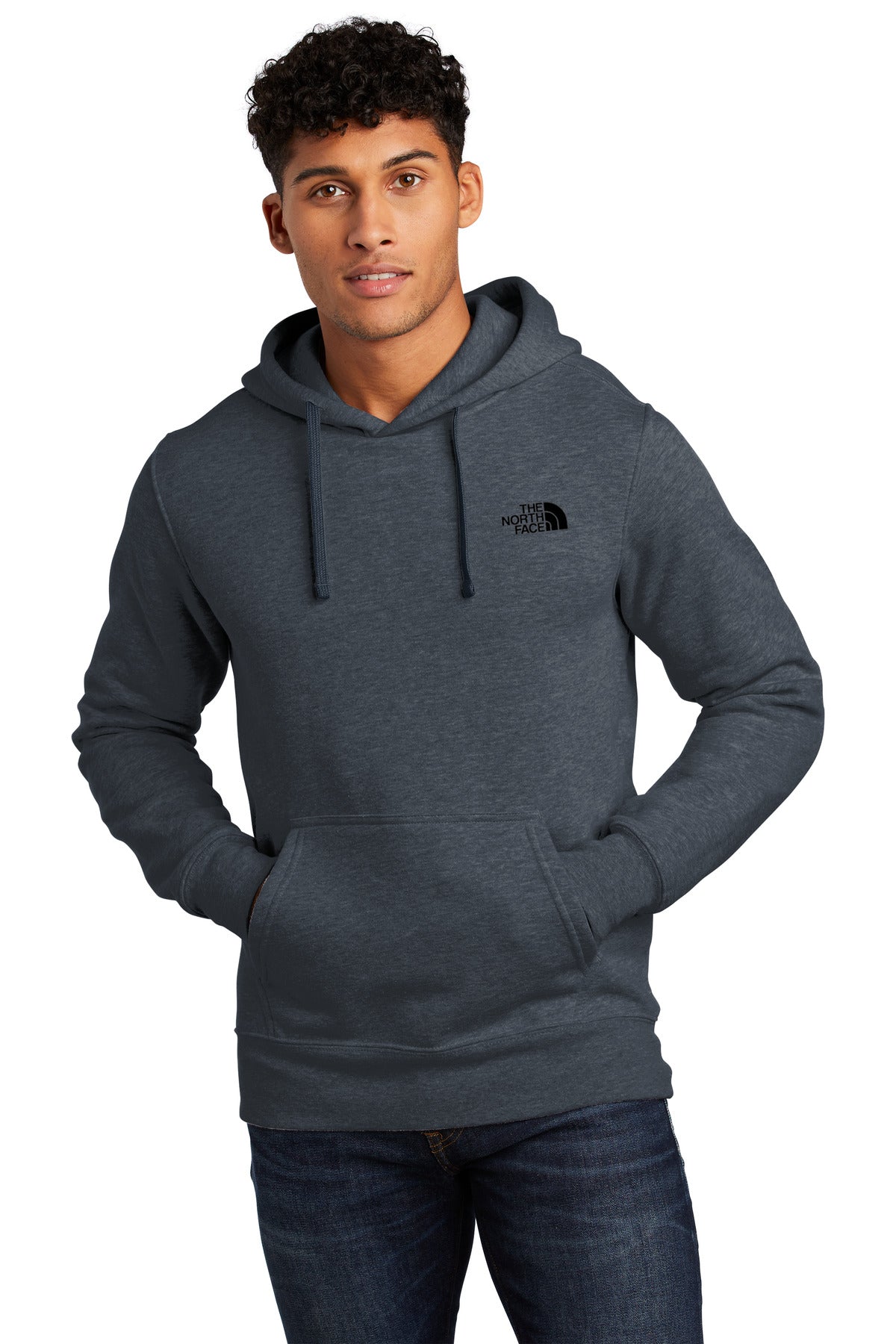 Soft and breathable this cotton-blend pullover will keep you - Urban Navy Heather
