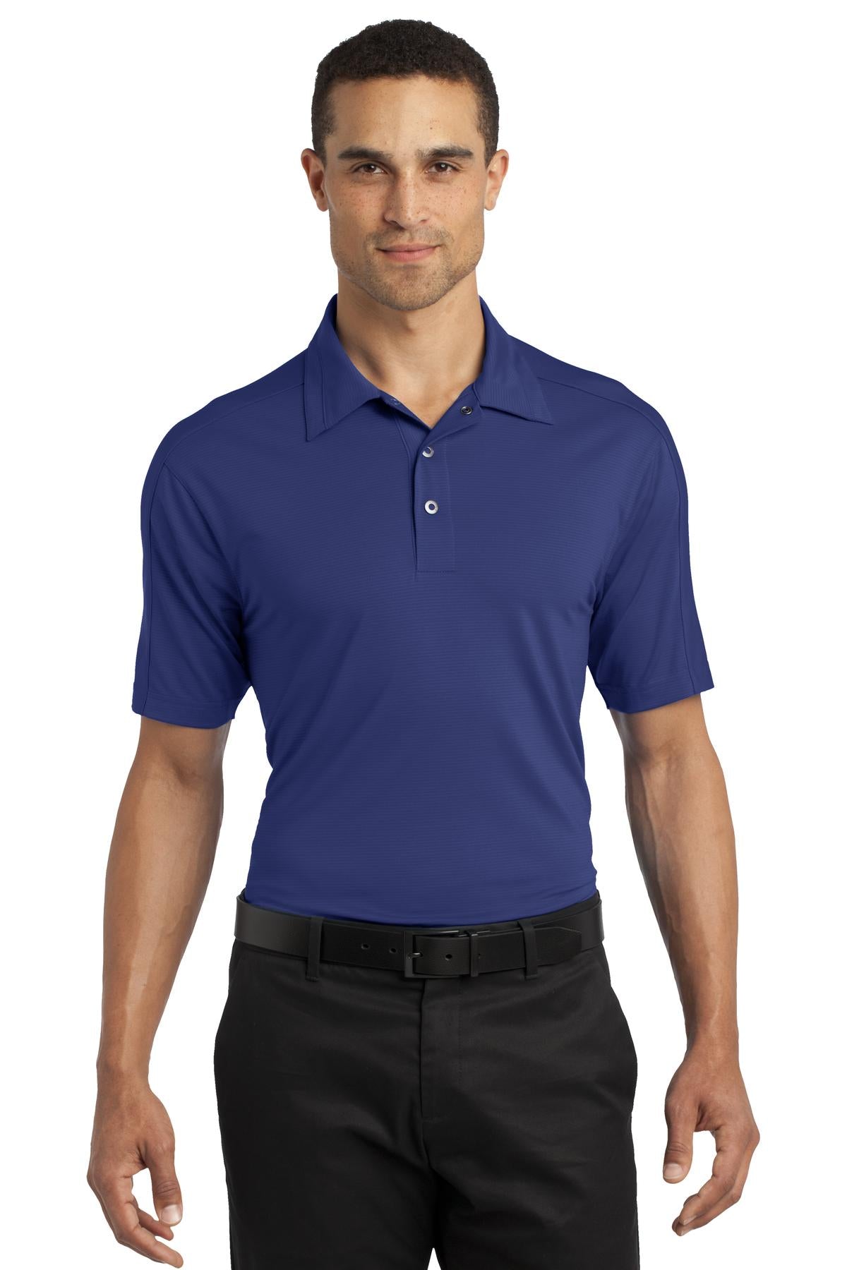 A subtle textured stripe gives this polo individual style wh - Blueprint