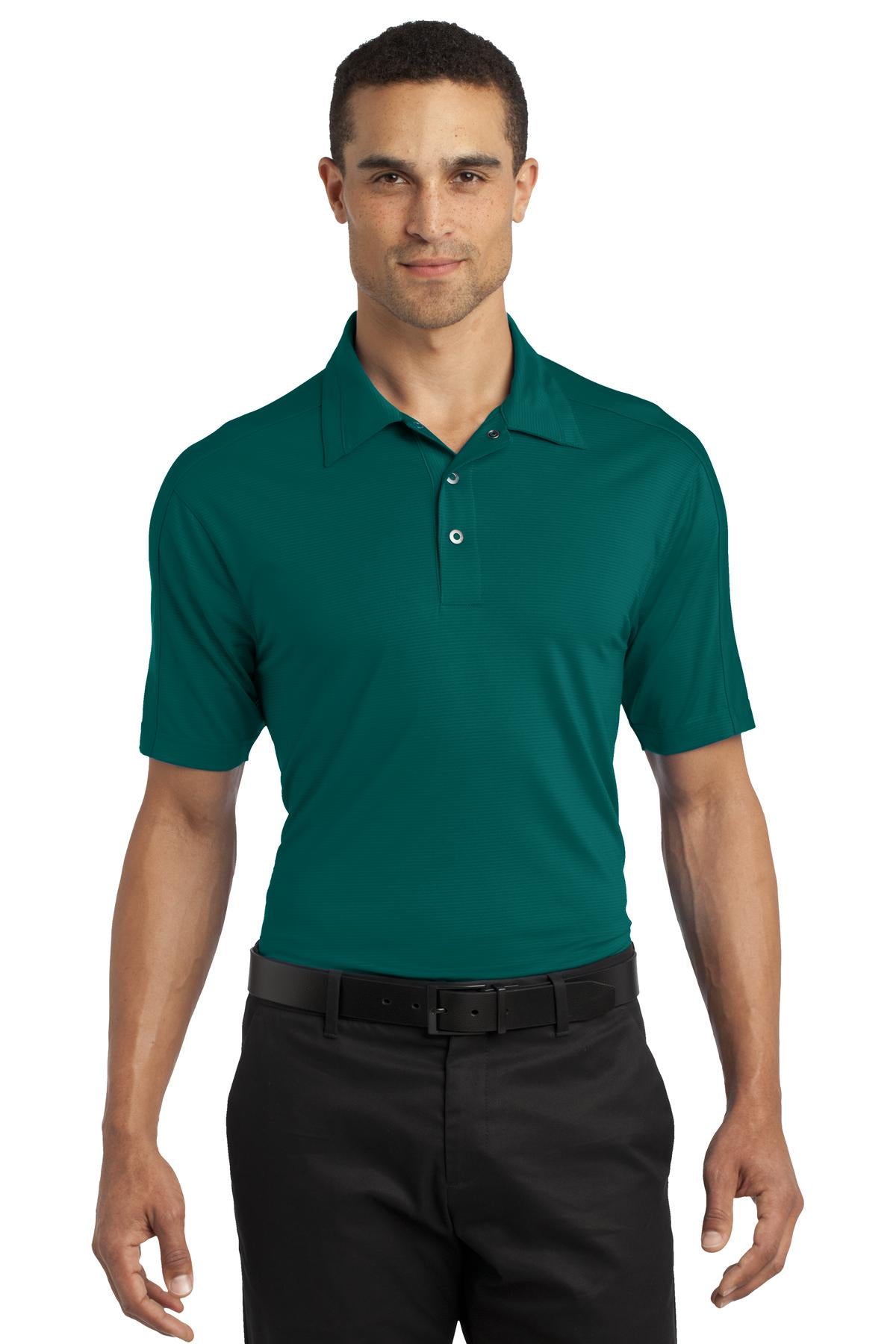 A subtle textured stripe gives this polo individual style wh - Fuel Green