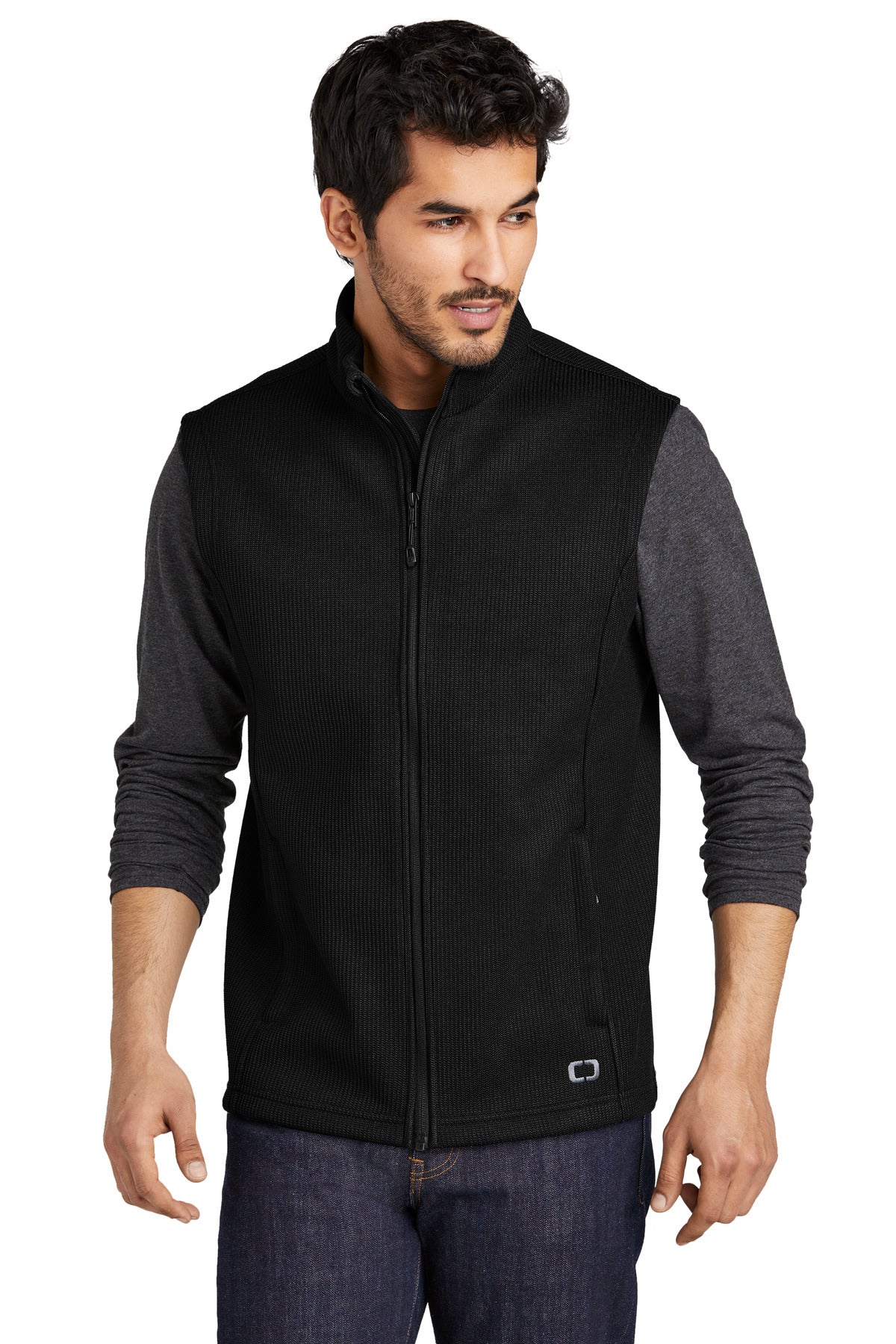 With a unique rugged texture this vest shows real grit. Heav - Blacktop