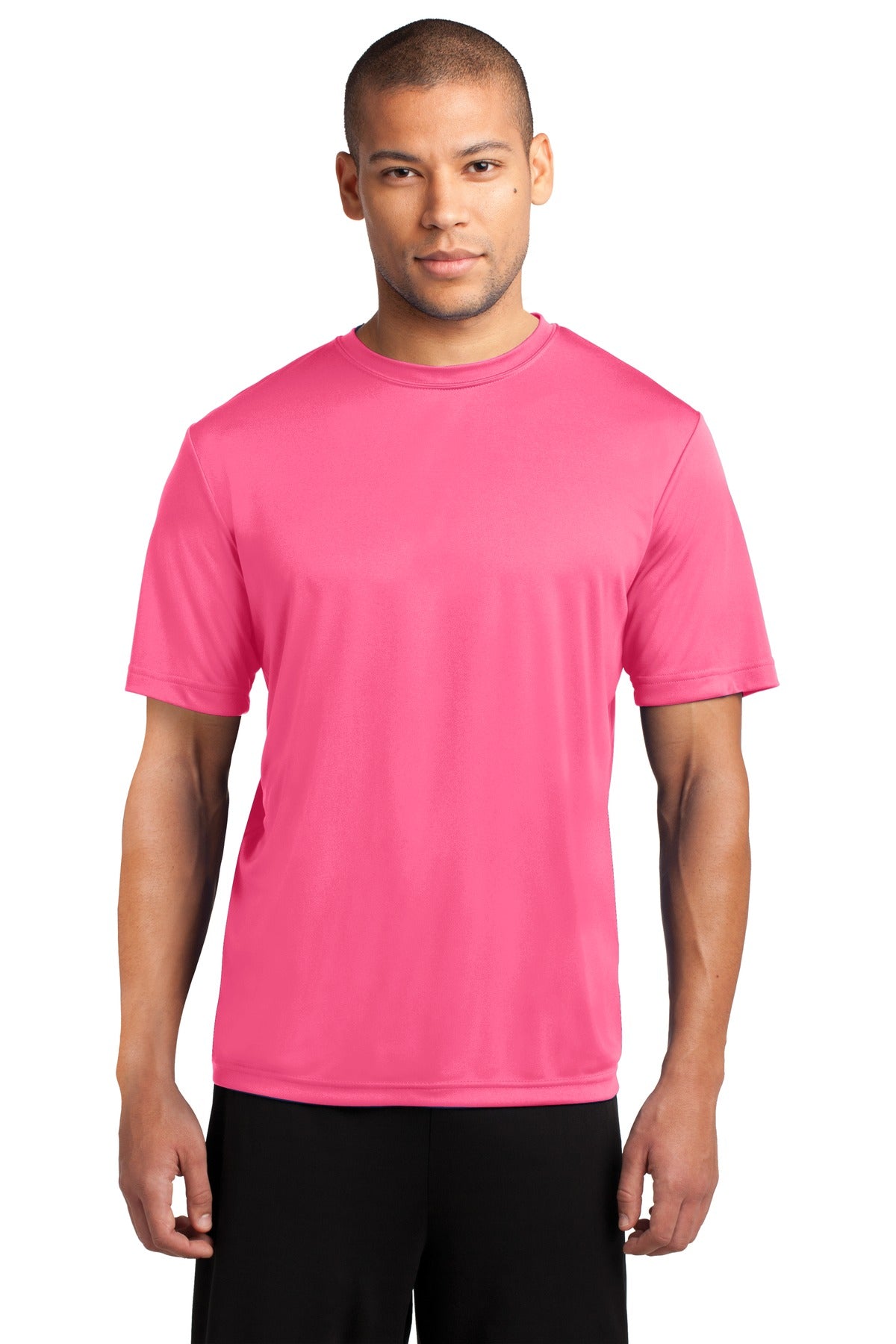 Rated UPF50 to help combat harmful UV rays this tee also per - Neon Pink