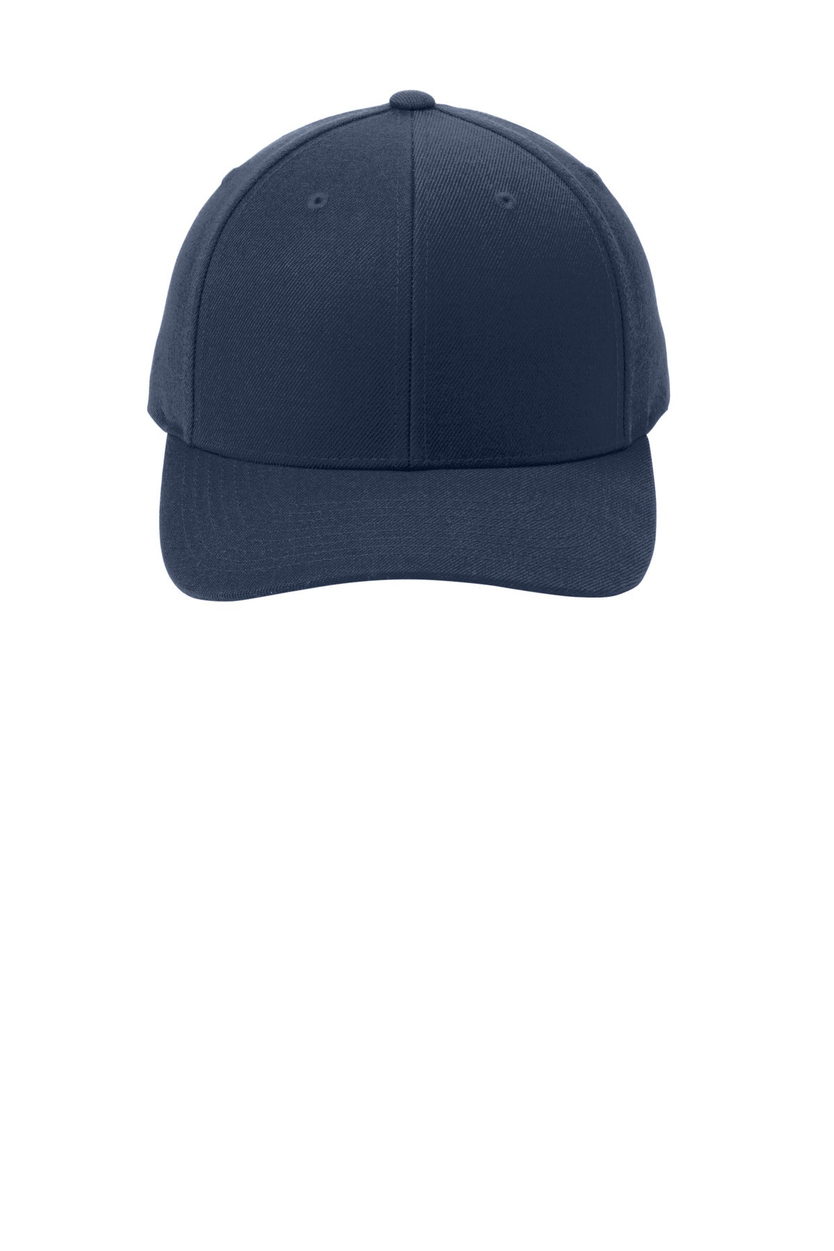 Fabric: 80/20 acrylic/wool (Solids) 92/8 poly/spandex (Grey Heather)Structure: StructuredProfile: Mi