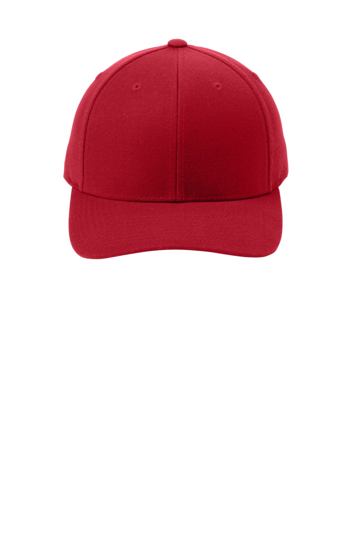 Fabric: 80/20 acrylic/wool (Solids) 92/8 poly/spandex (Grey Heather)Structure: StructuredProfile: Mi