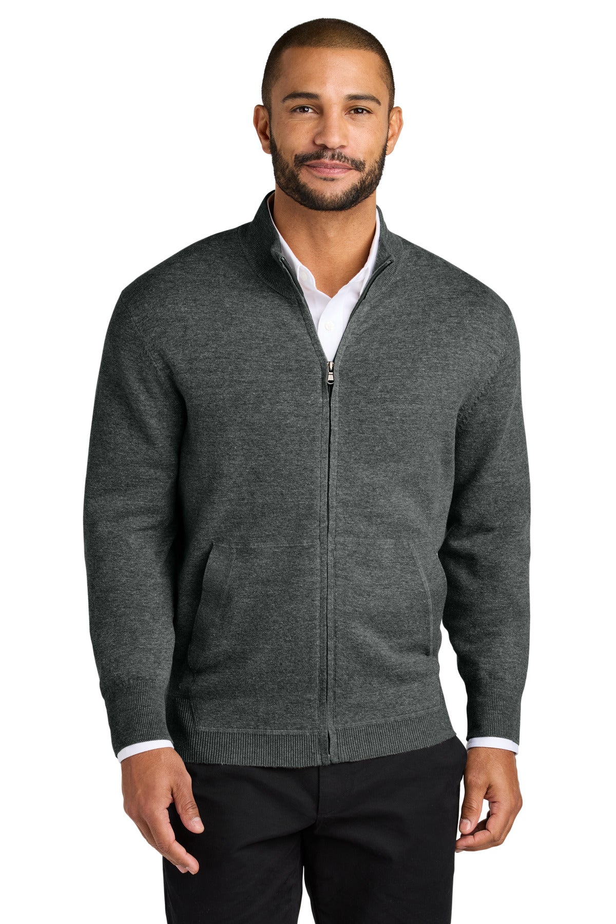 Blending professionalism with supreme comfort this beautiful - Charcoal Heather