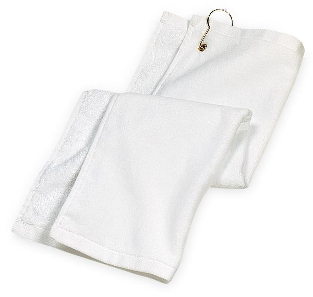 The luxurious feel and absorbency of terry velour cleans clu - White