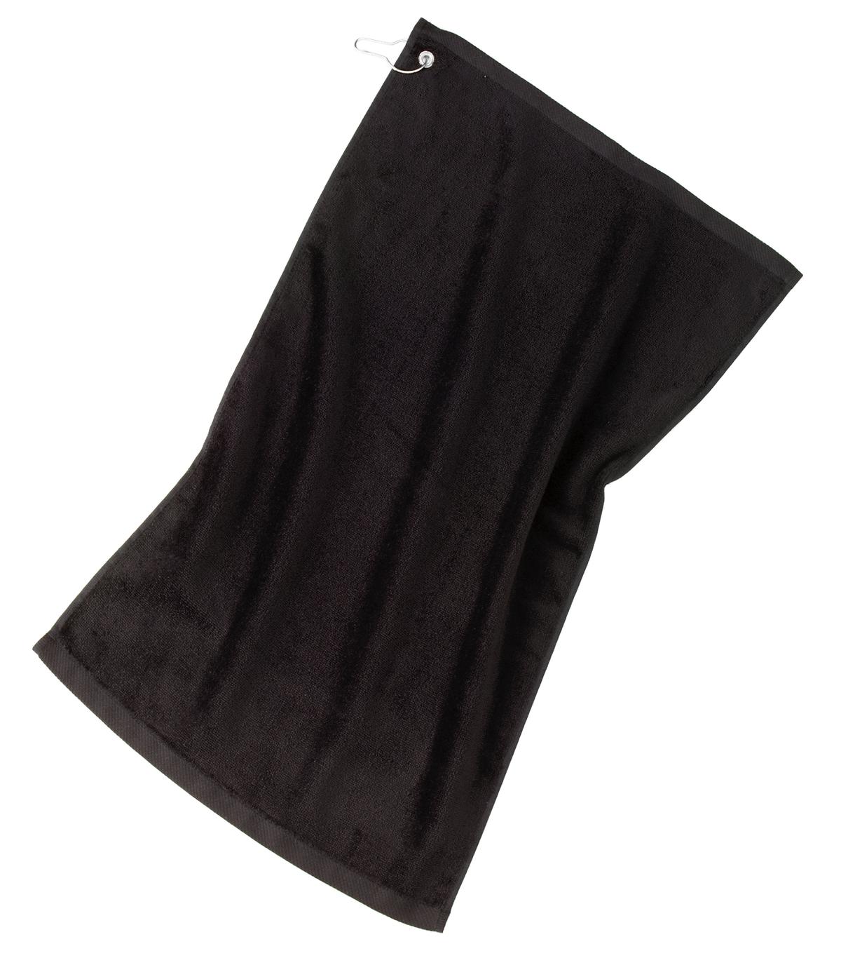 The luxurious feel and absorbency of terry velour cleans clu - Black