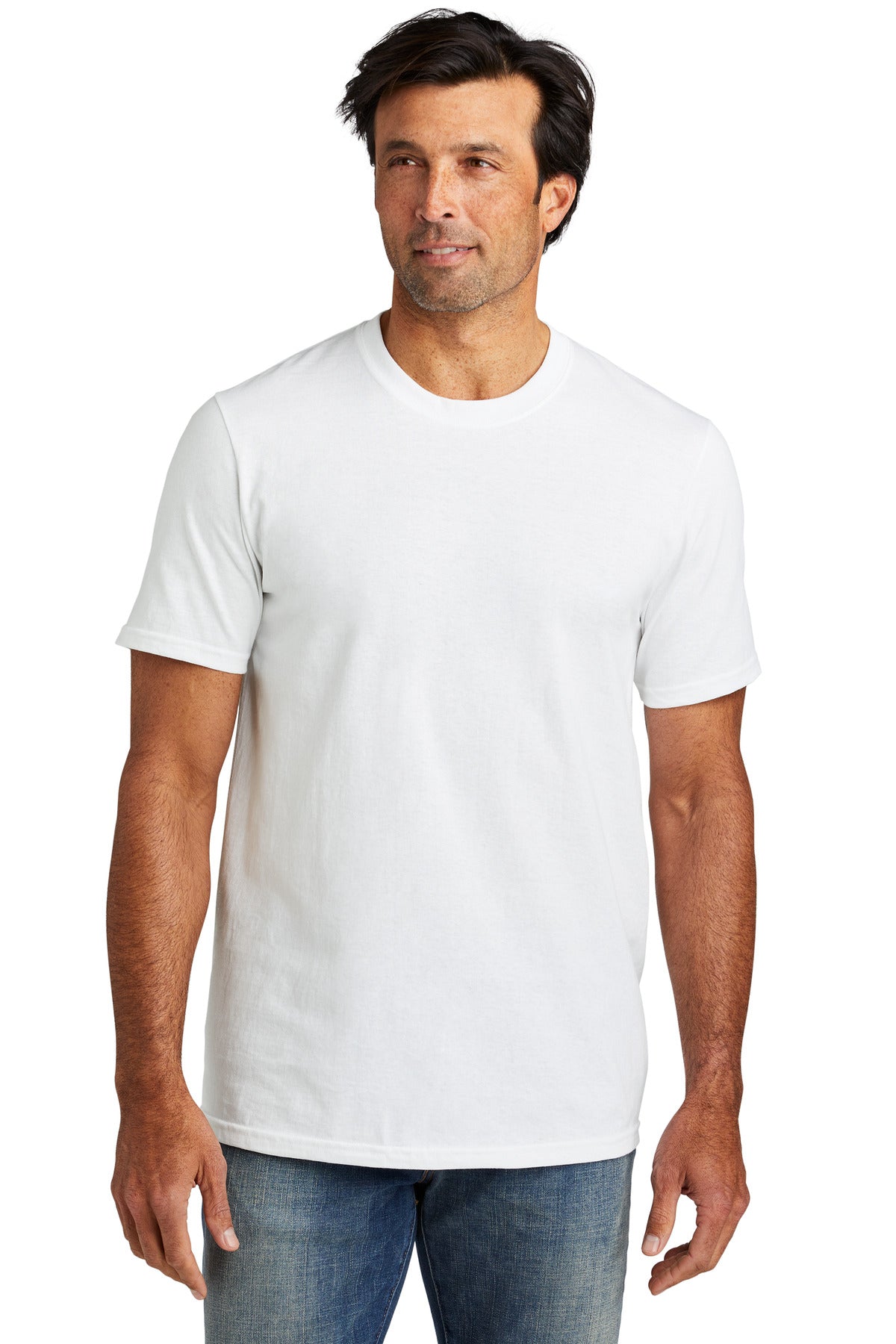 Steady hands. Honest work. This heavyweight tee is forged in - White