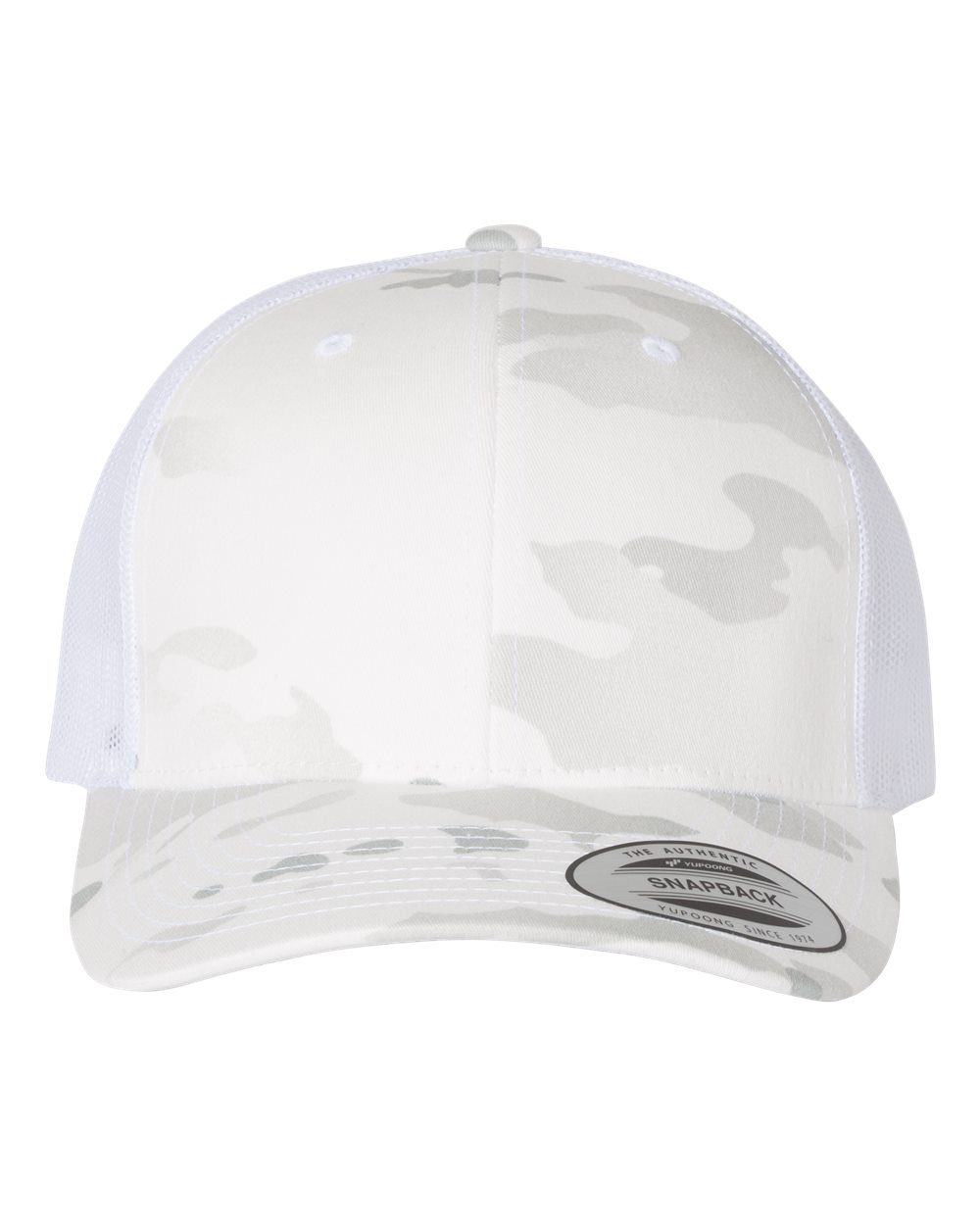Patch Special - Laser Etched Leather Patch (Metallic) on Trucker Hat