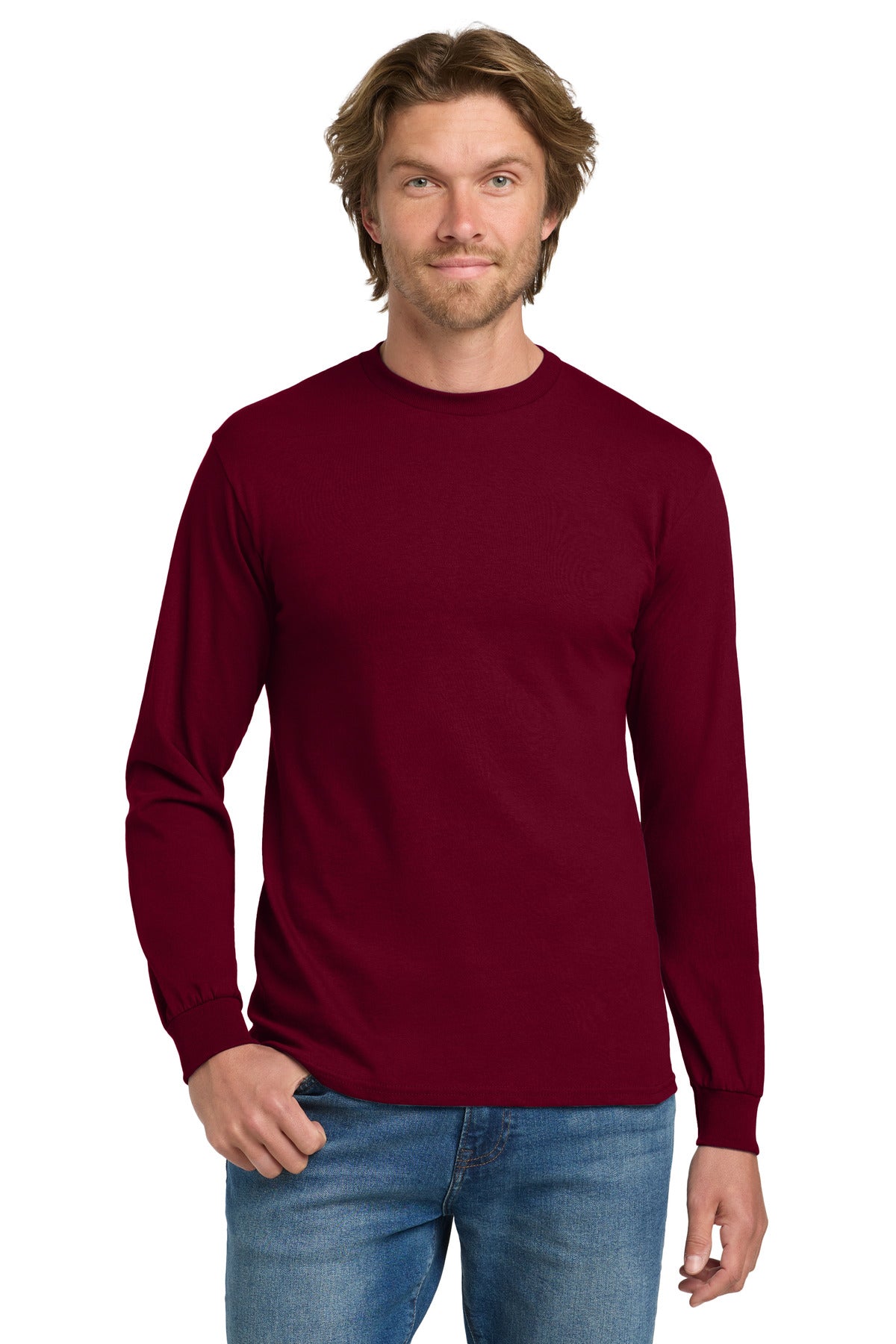 5.3-ounce 100% US cotton 99/1 cotton/poly (Ash) 90/10 cotton - Garnet