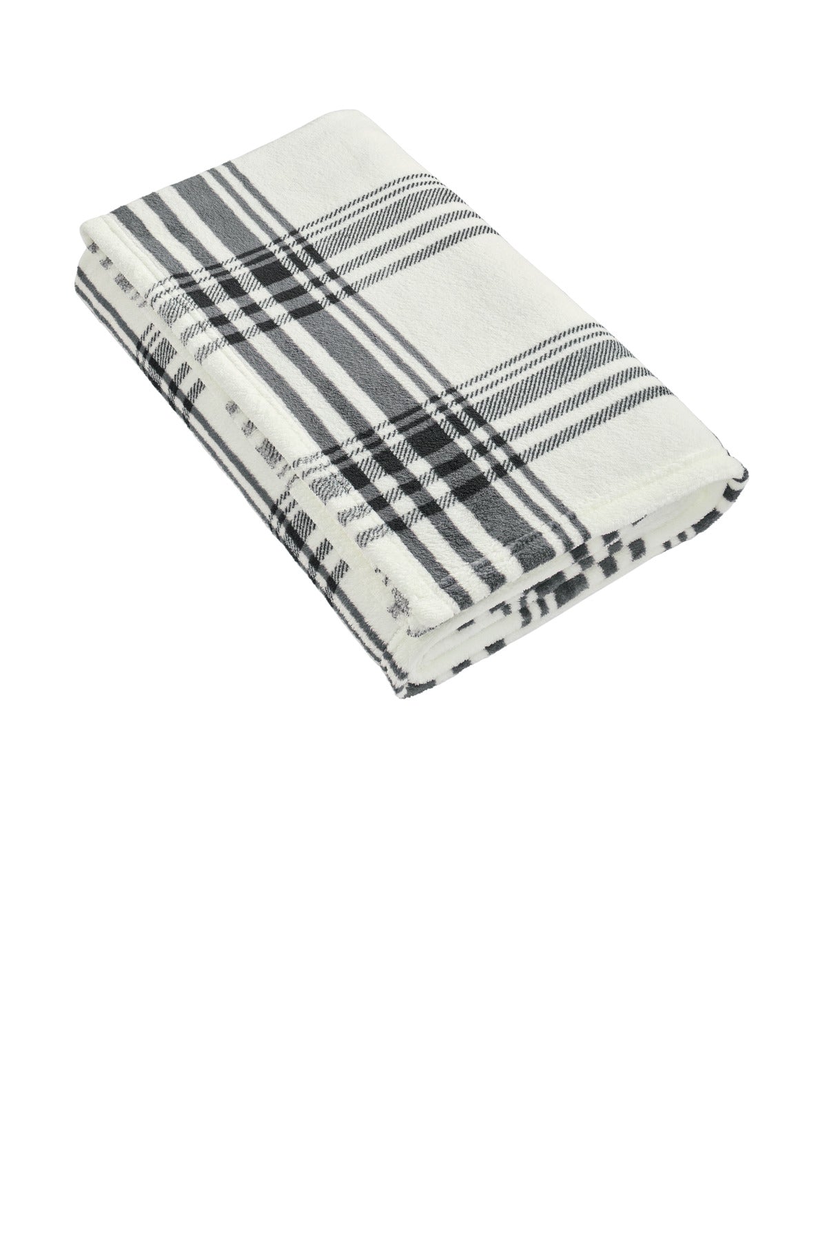 Available in solid colors and classic prints to complement a - Black/ White Plaid