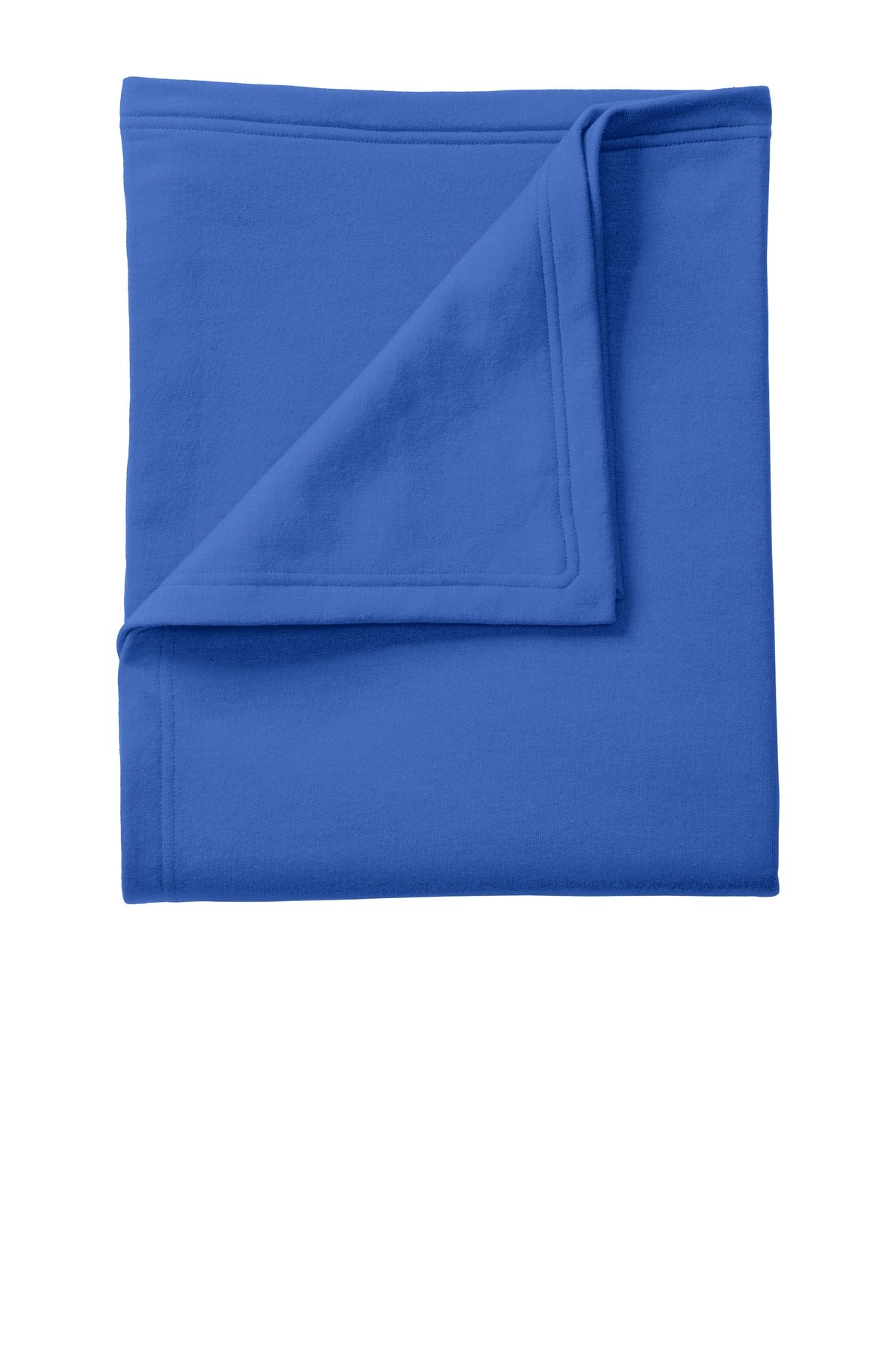 This classic fleece blanket is soft and warm and color-coord - Royal