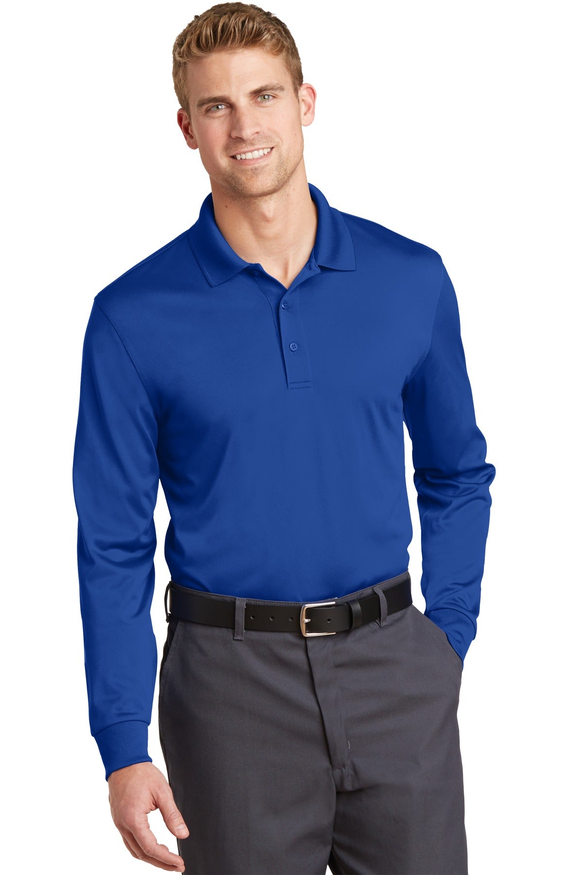 Made to work this high-performance polo can handle whatever  - Royal