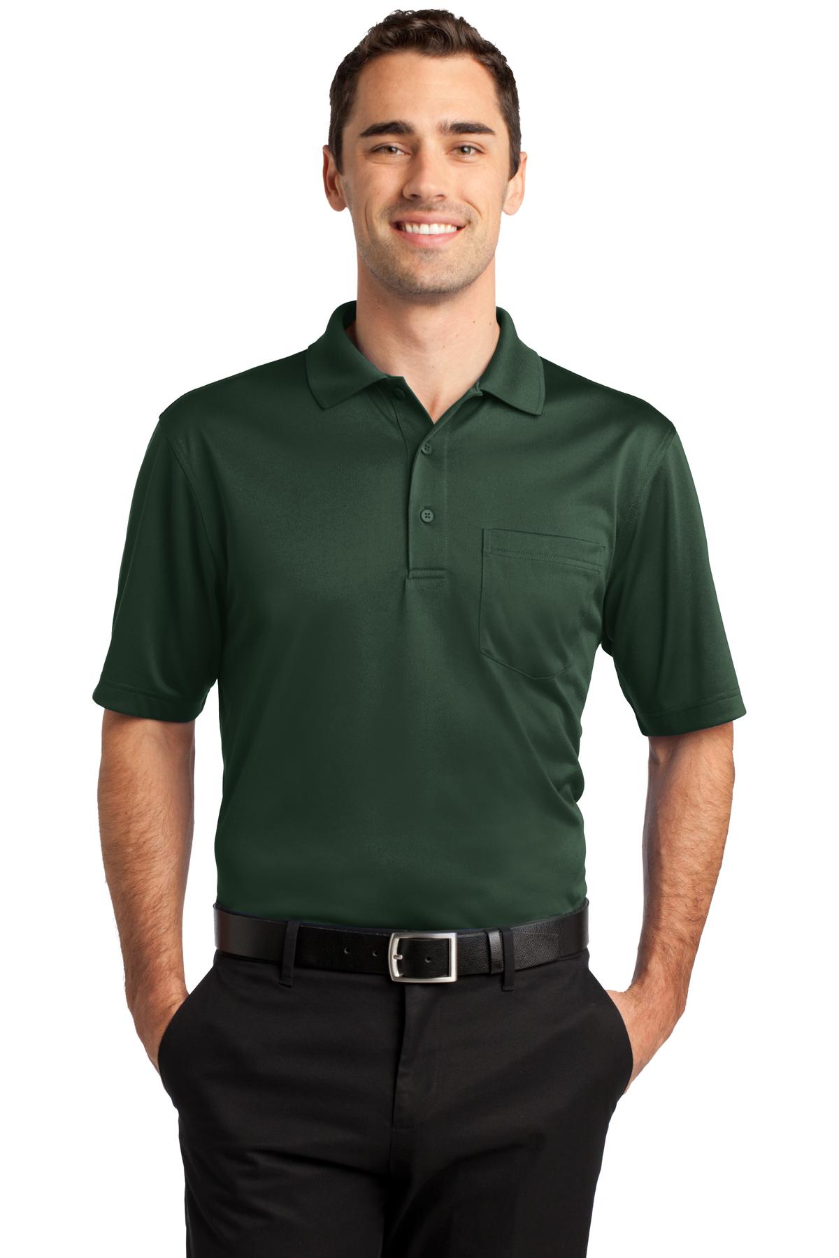 Made to work this high-performance polo can handle whatever  - Dark Green