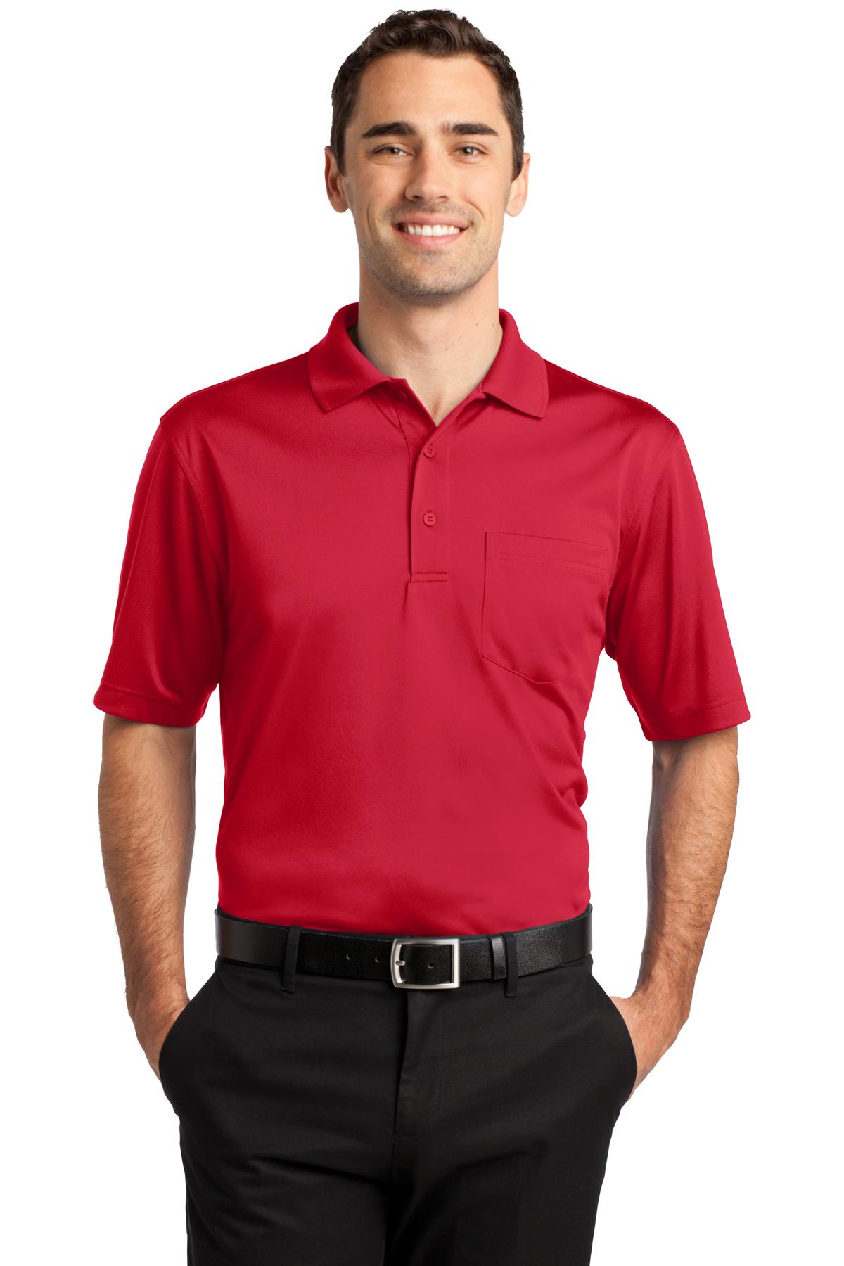 Made to work this high-performance polo can handle whatever  - Red