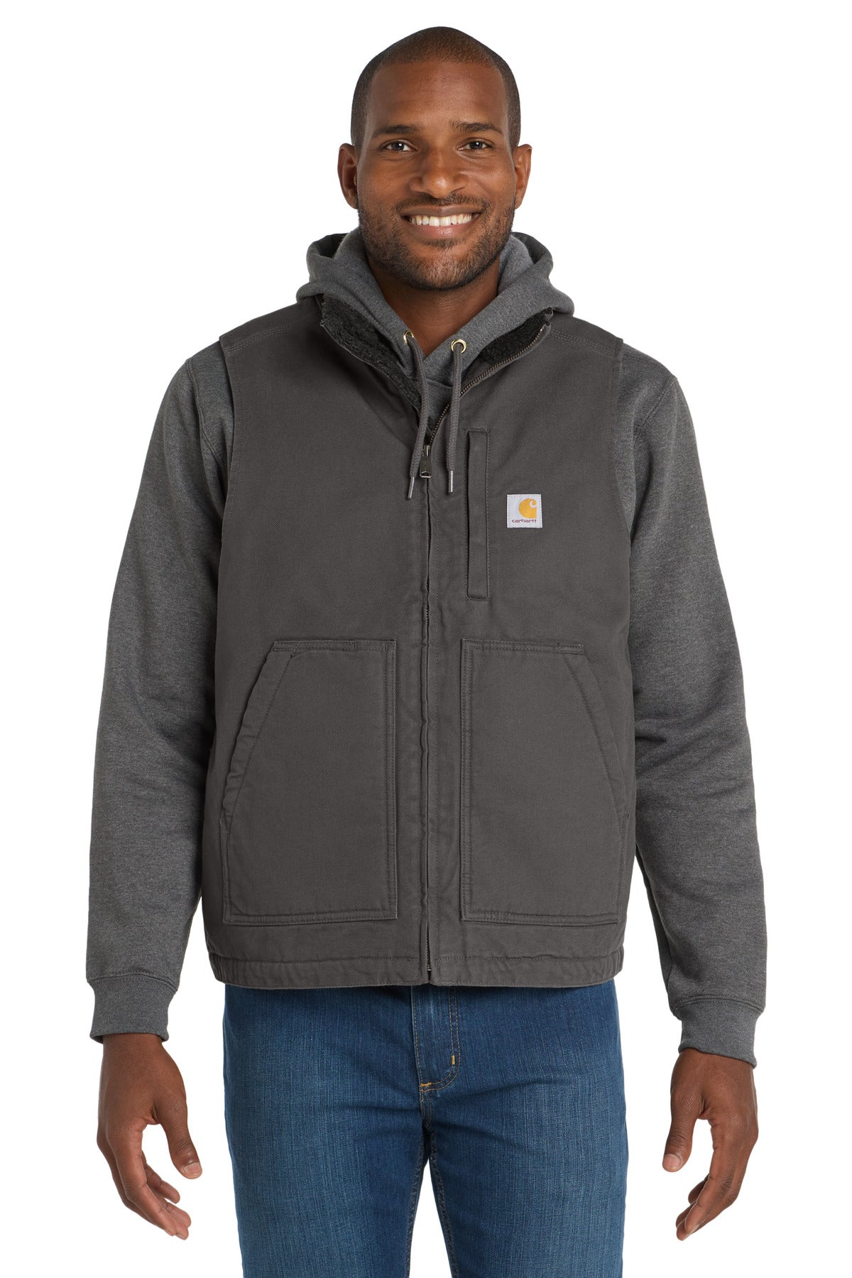 Carhartt Sherpa-Lined Mock Neck Vest CT104277 – Logo Unlimited