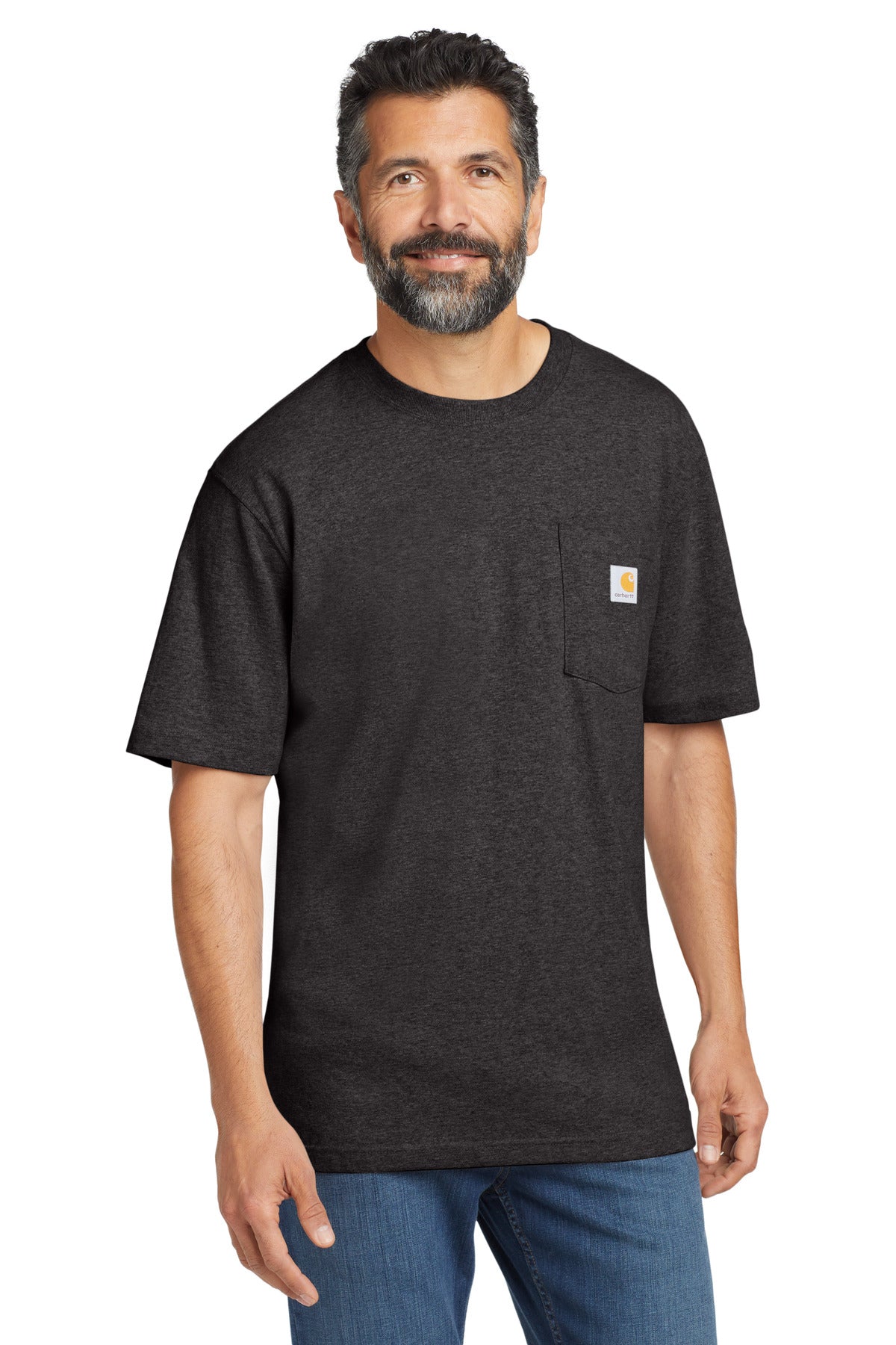 Carhartt's bestselling no-quit original work shirt. A classi - Carbon Heather