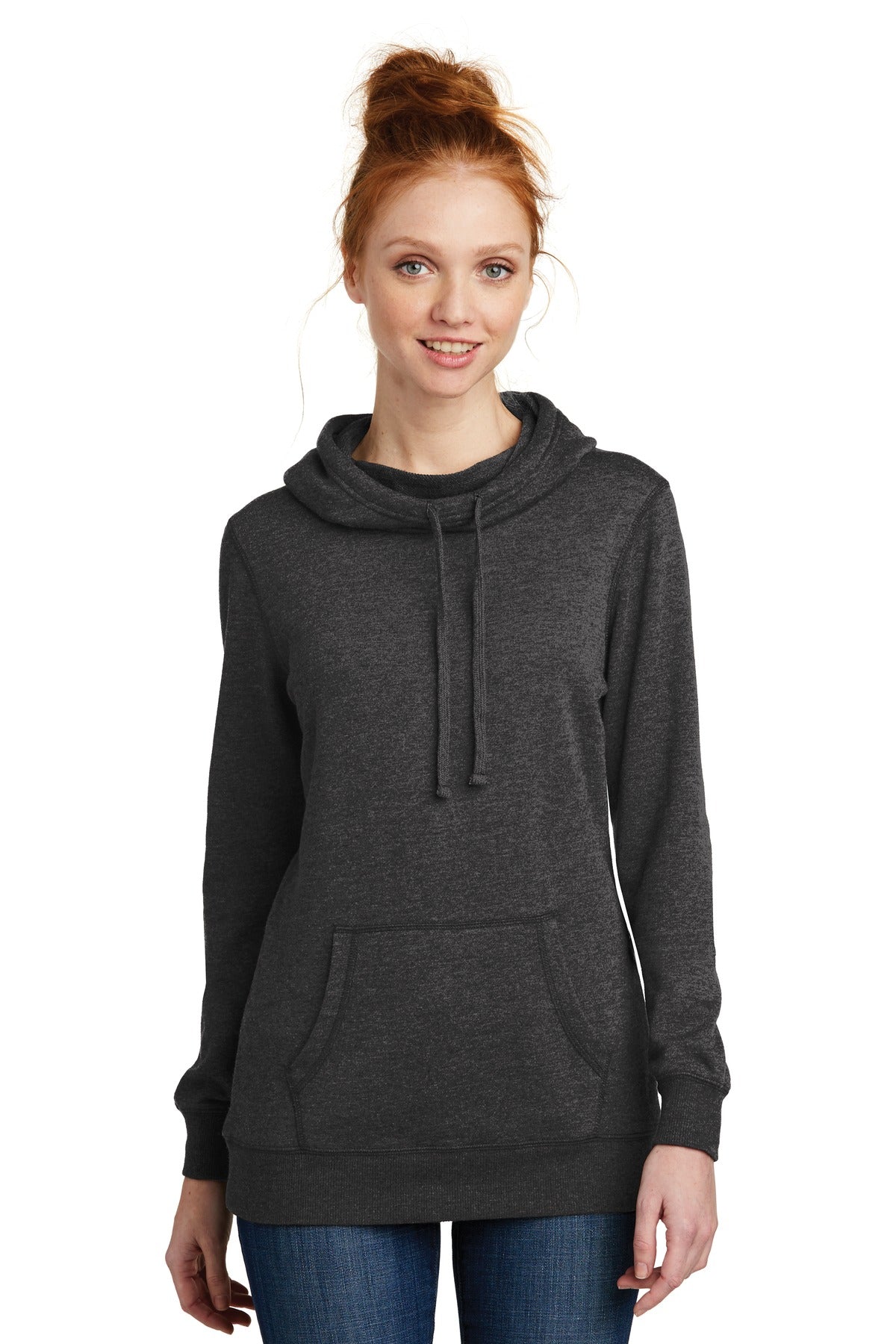 Soft and lightweight this hoodie works year-round. 6.5-ounce - Heathered Black