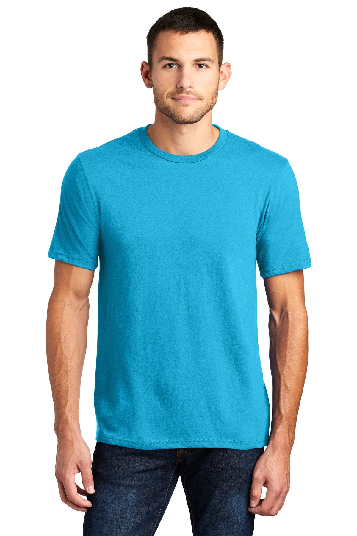 Crafted from ring spun cotton for ultimate comfort.4.3-ounce - Light Turquoise