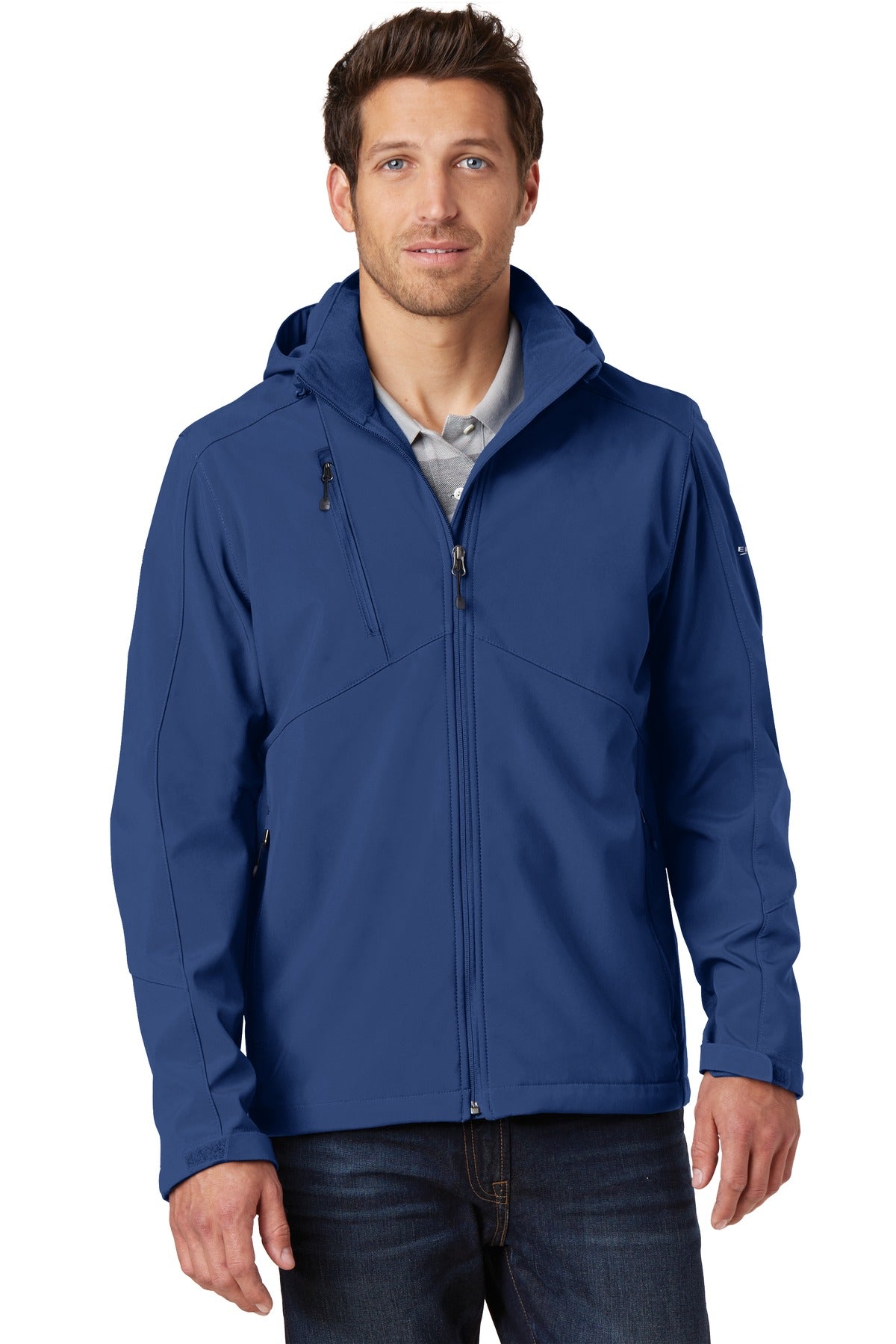 This longer-length parka offers very good water protection a - Admiral Blue