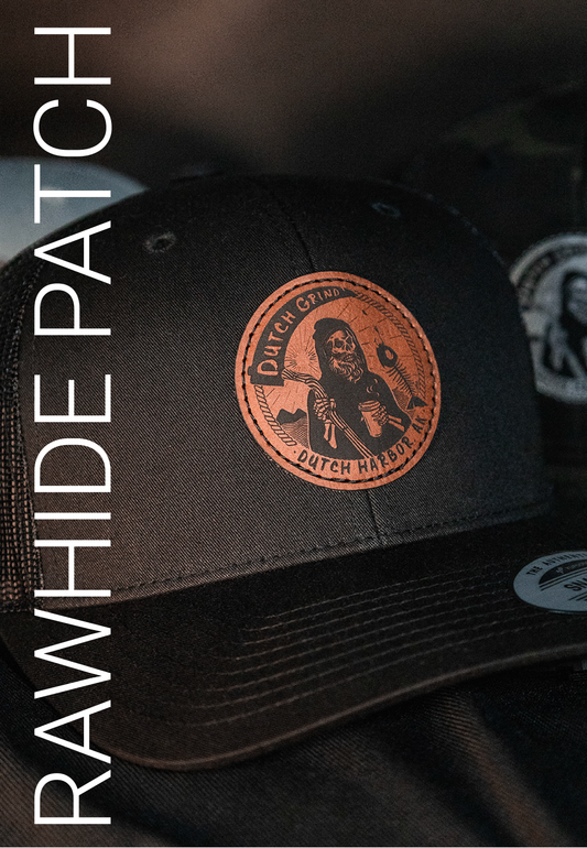Patch Special - Laser Etched Leather Patch (Classic) on Trucker Hat