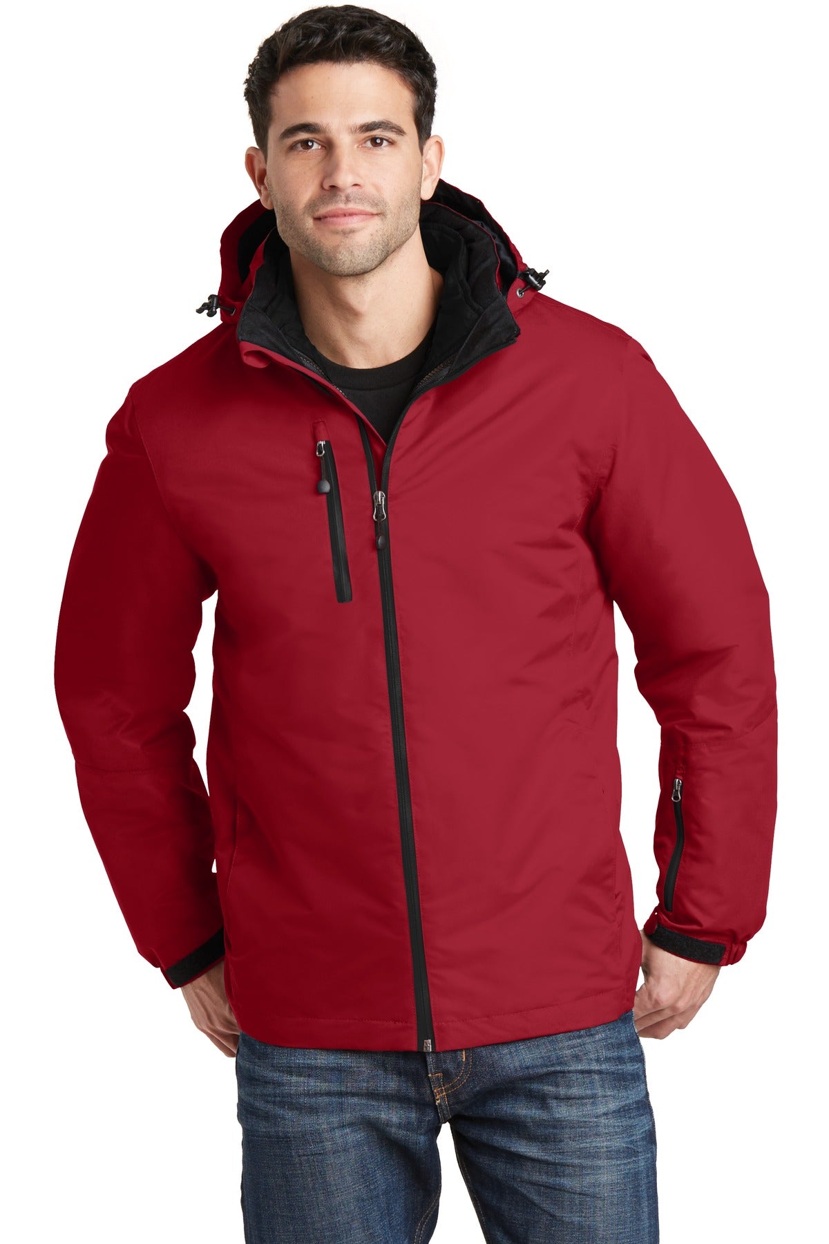 Packed with weather-fighting features the Vortex Waterproof  - Rich Red/ Black