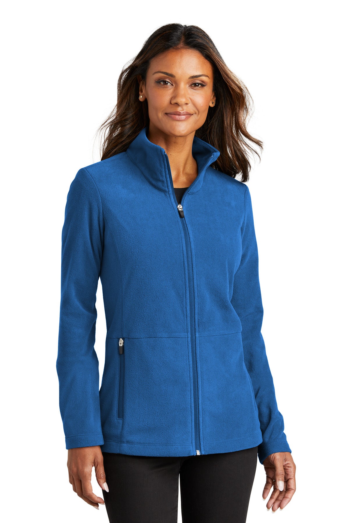 Soft lightweight and low-profile this anti-pill microfleece  - Royal