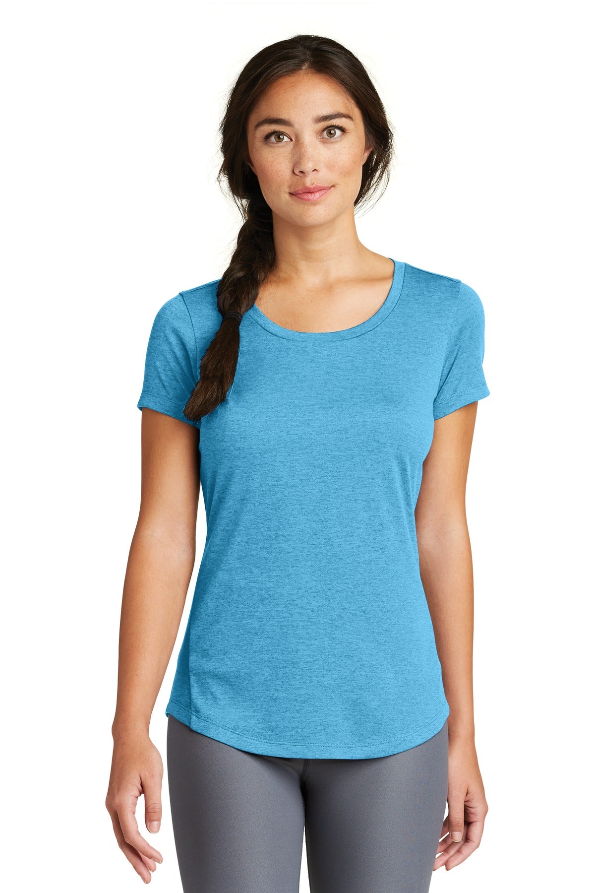 With sport-inspired good looks this tee beats moisture with  - Sky Blue