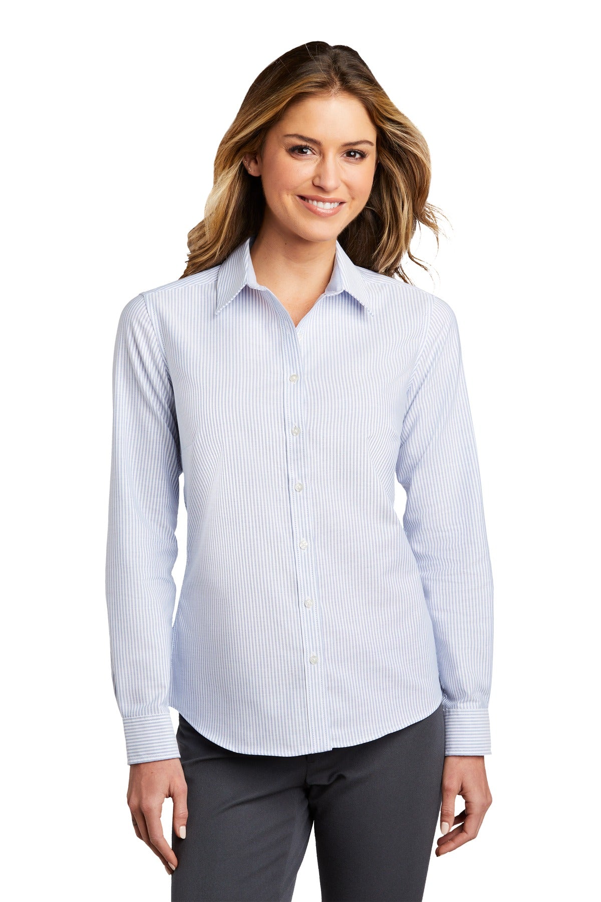 Our trusted wrinkle-resistant SuperPro Oxford comes with a c - Oxford Blue/ White