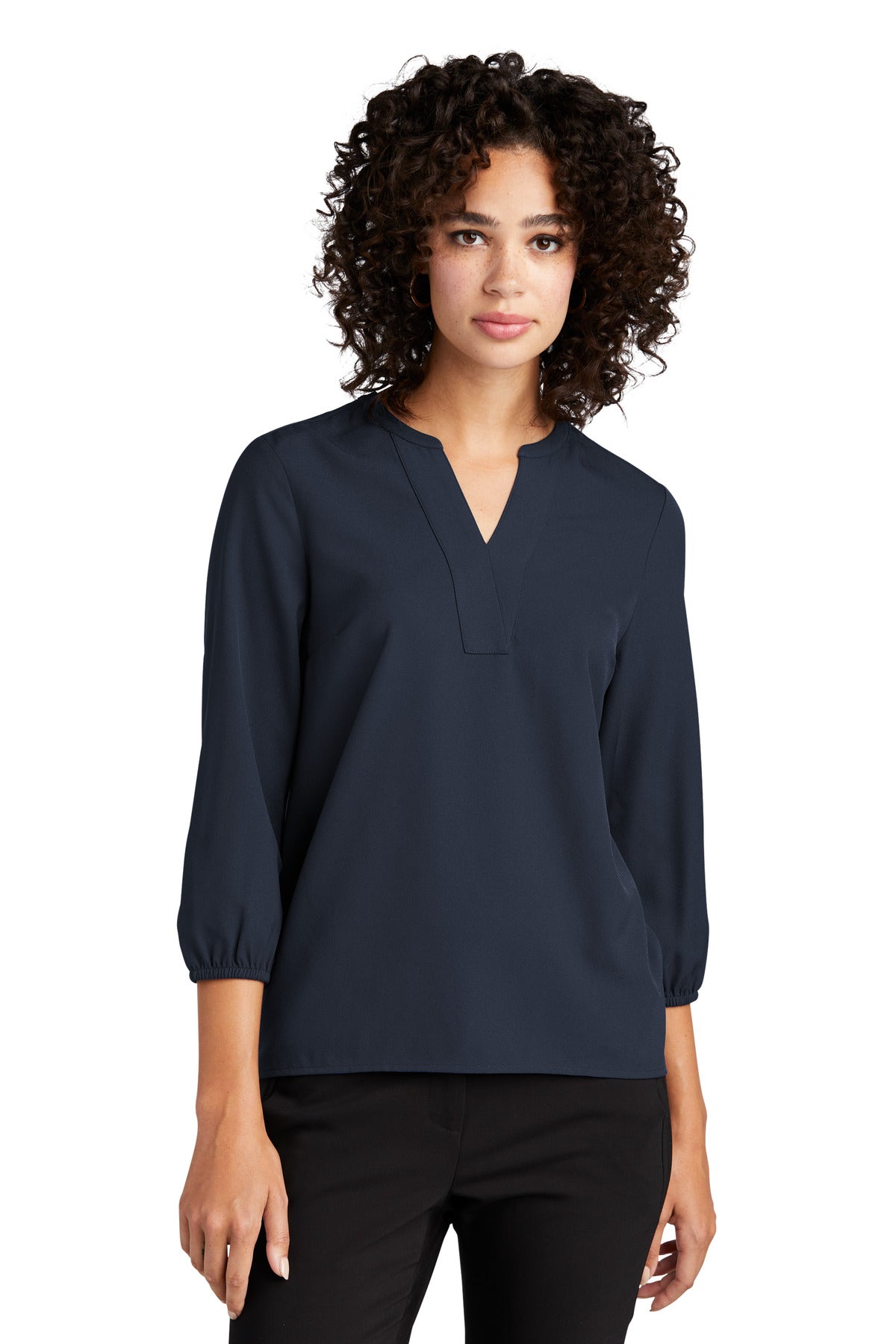 Offering a stylish look for desk-to-dinner wear this silhoue - Night Navy