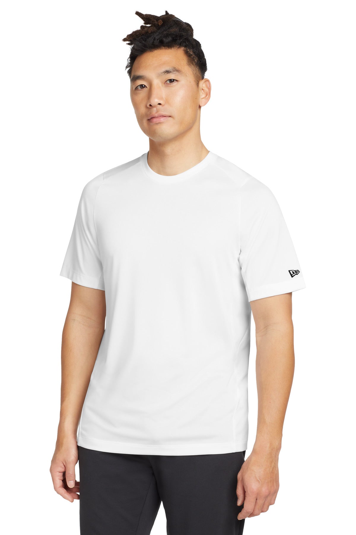 With sport-inspired good looks this tee beats moisture with  - White Solid