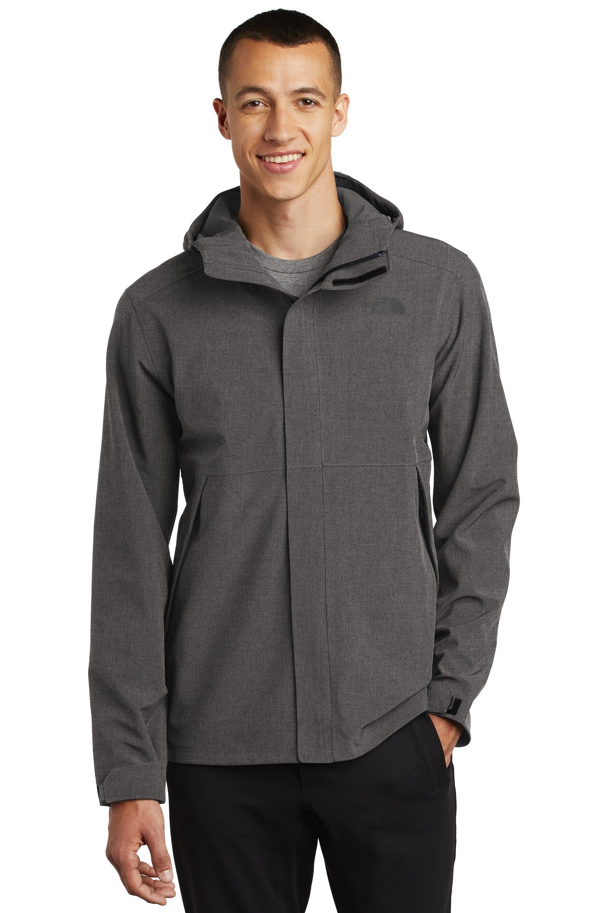 100D 295 g/m2 DryVent  3L-95/5 polyester/elastane with durab - TNF Dark Grey Heather