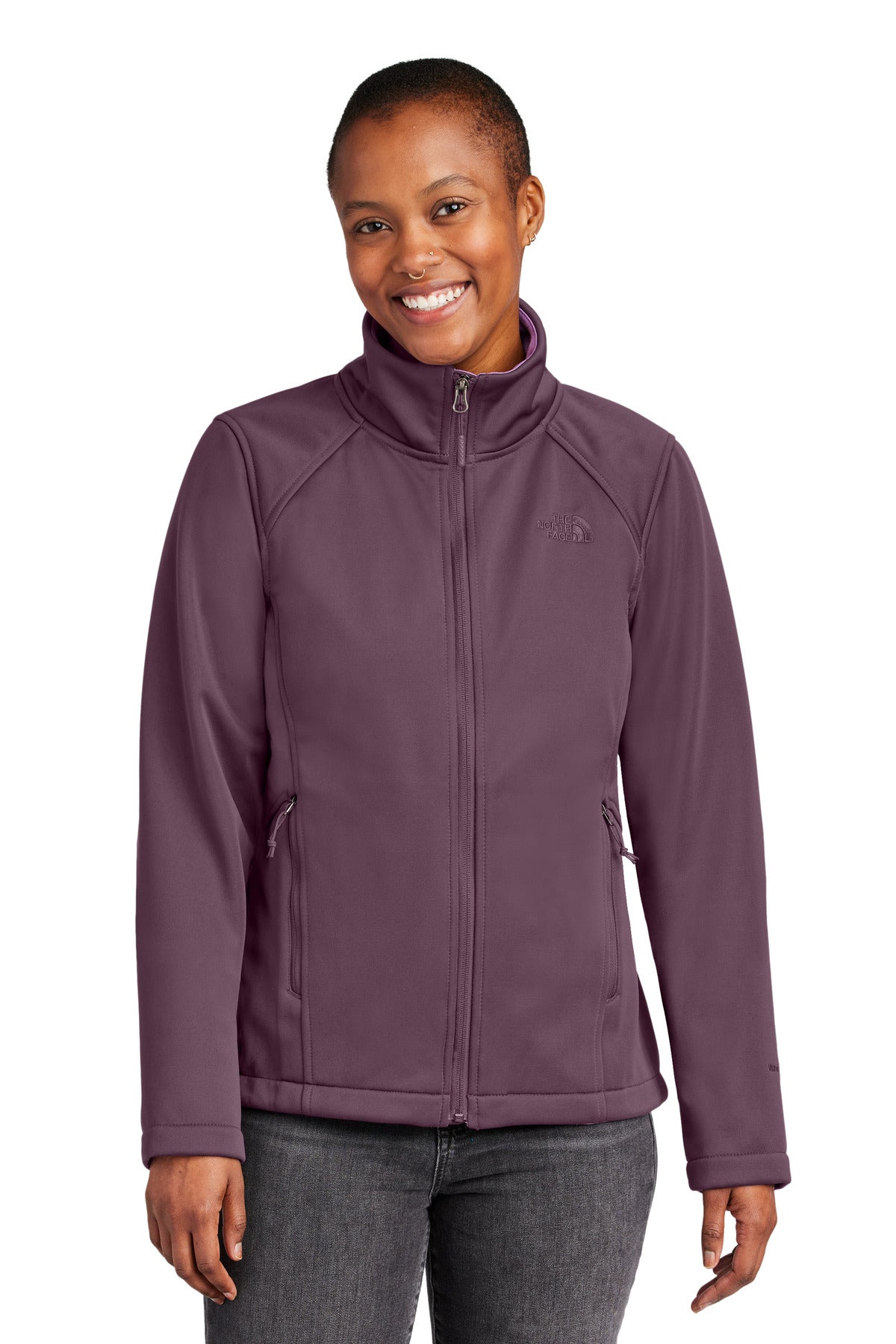 Constructed of an abrasion- and wind-resistant outer shell w - TNF Blackberry Wine