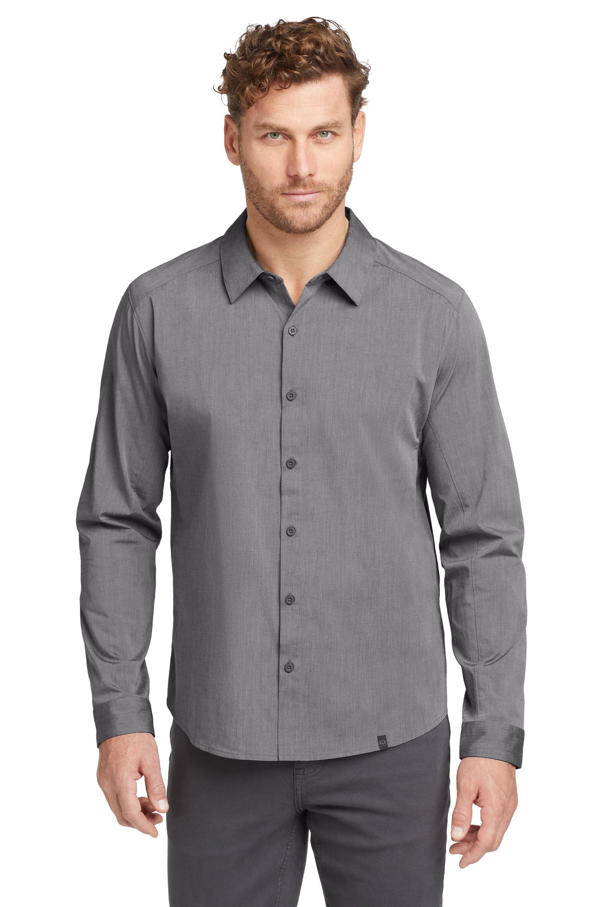 Developed for the modern commuter this shirt has the style a - Gear Grey Heather