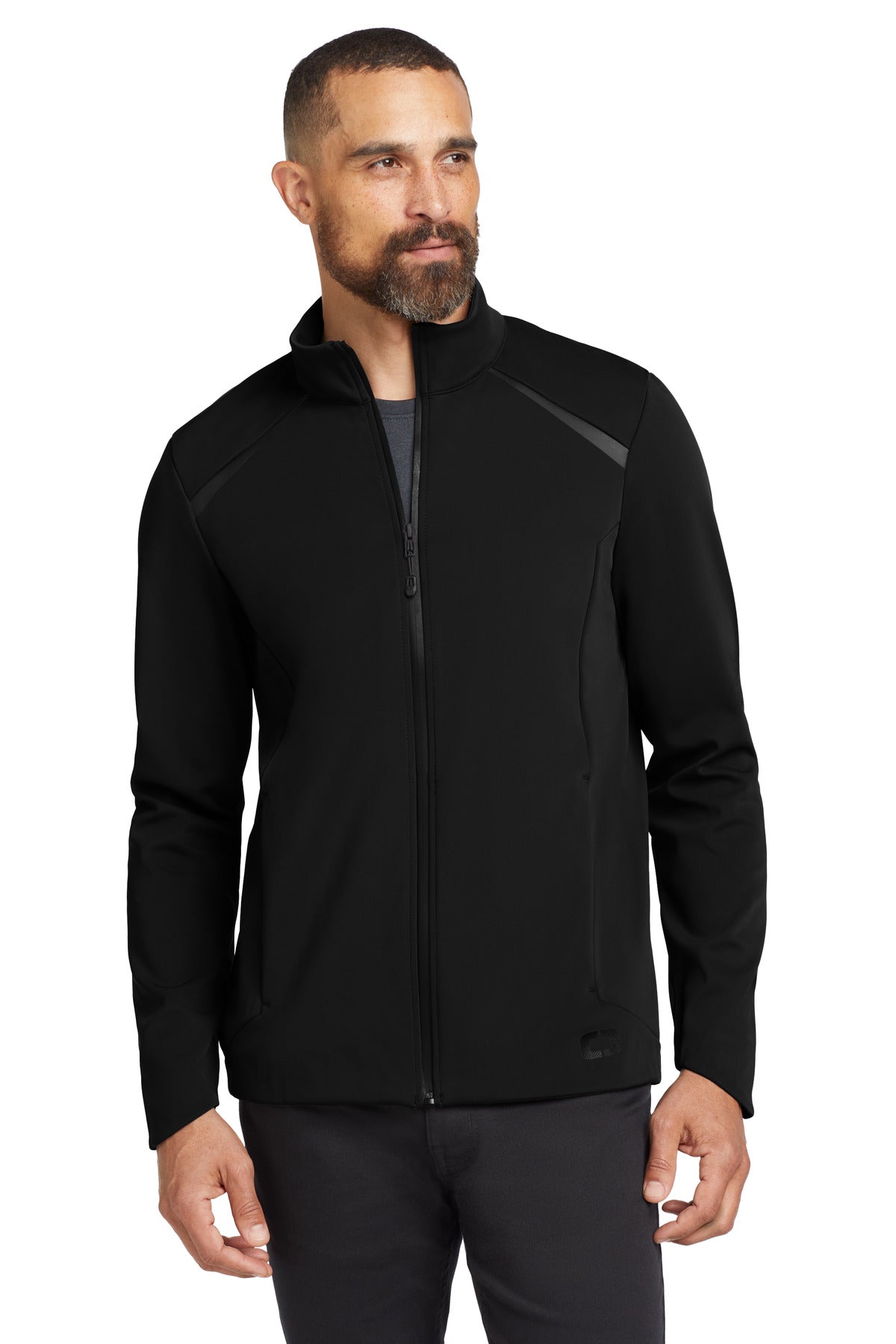 Sophistication meets great weather protection in this sleek  - Blacktop