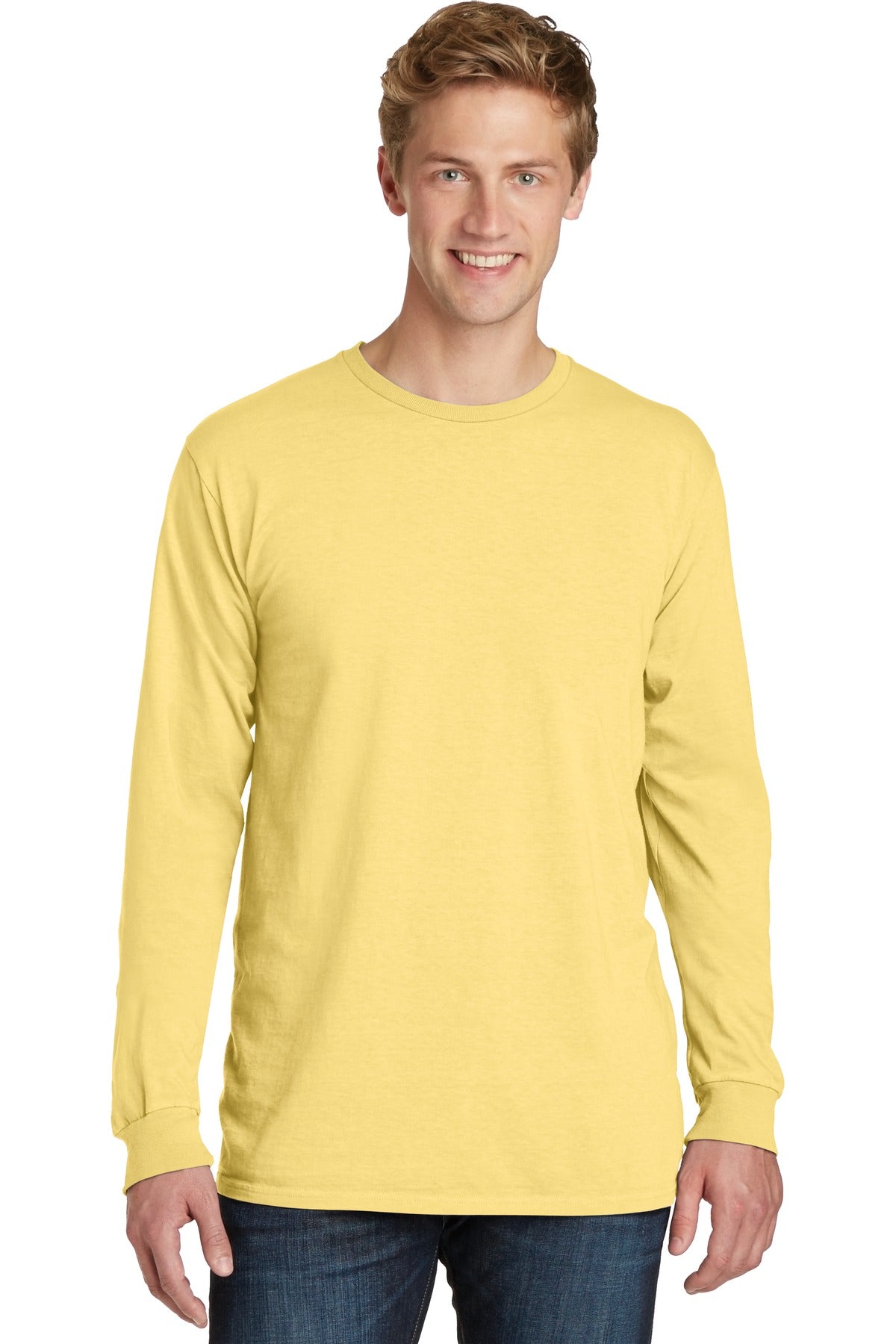 With long sleeves for added coverage this extra soft tee has - Popcorn