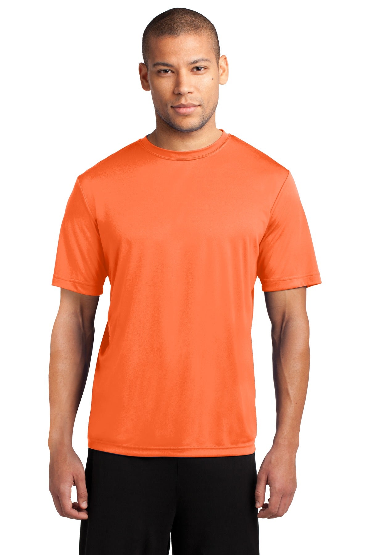 Rated UPF50 to help combat harmful UV rays this tee also per - Neon Orange
