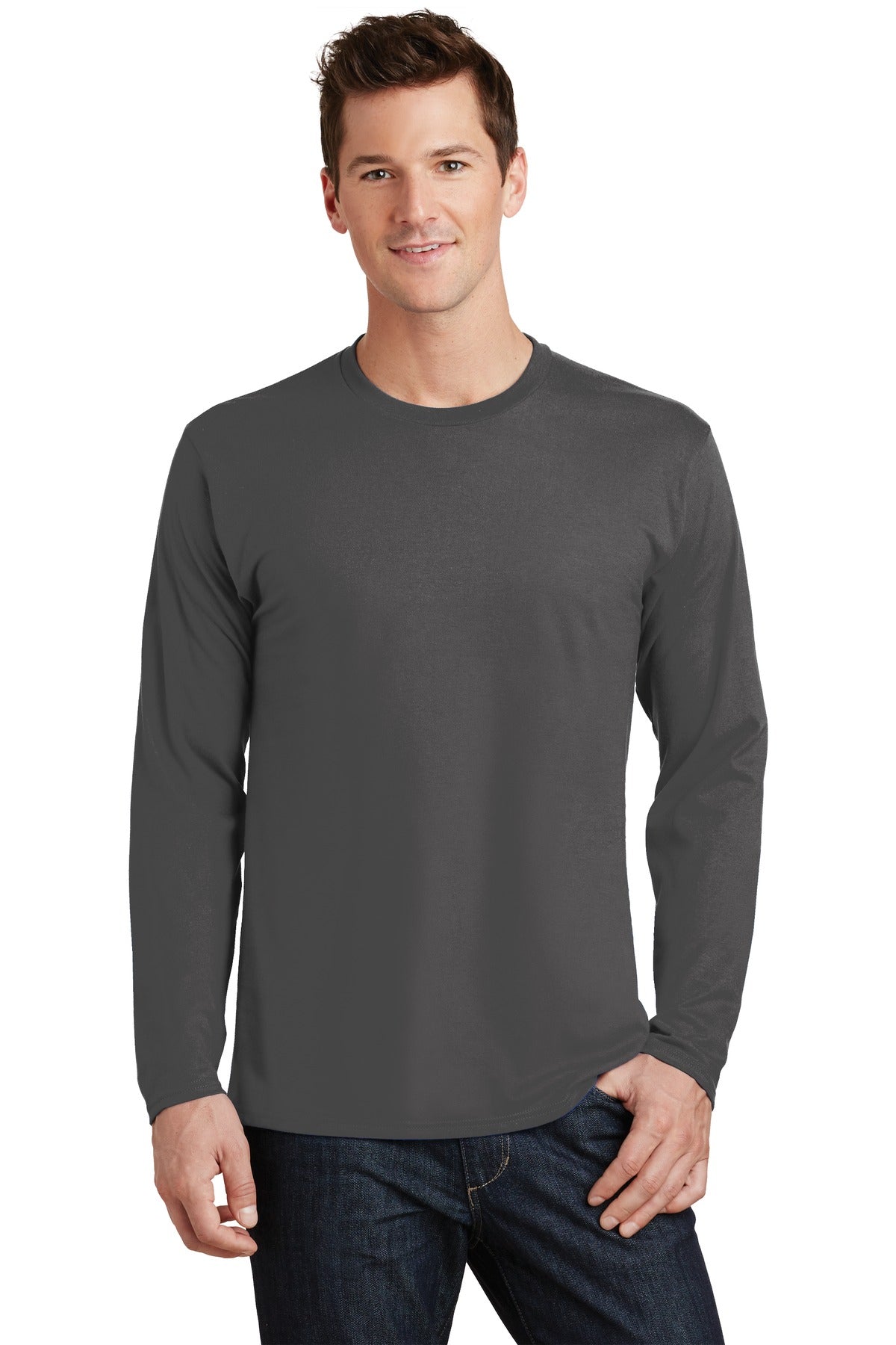 A tee that genuinely matches your favorite collegiate and pr - Charcoal