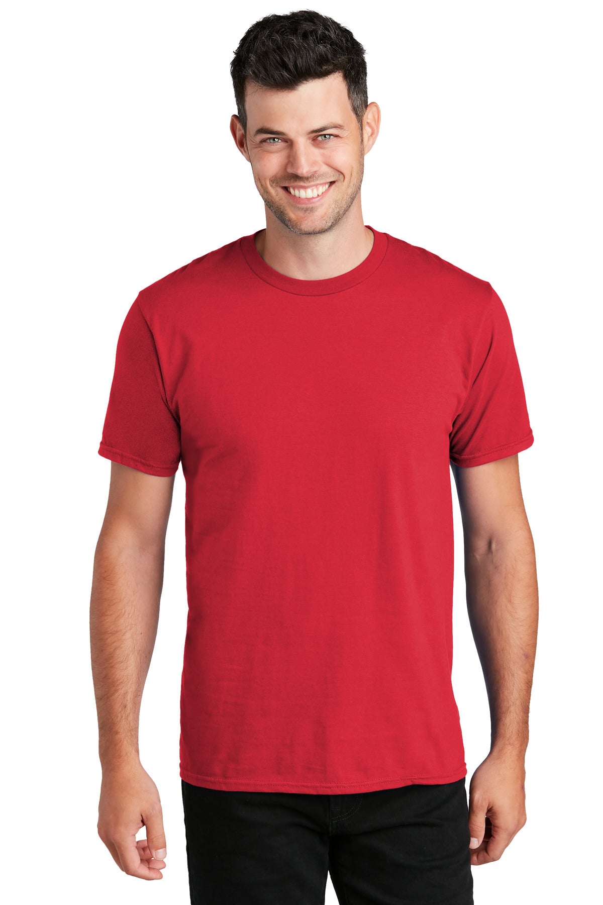 You'll be the biggest fan around of this 100% ring spun cott - Athletic Red